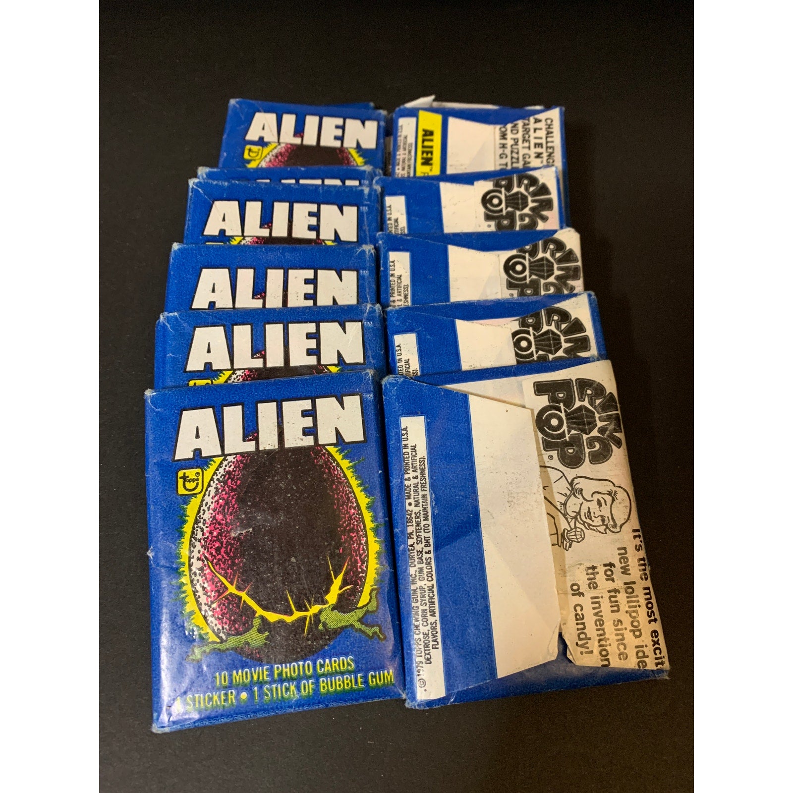 1979 Topps Alien Trading Cards Sealed Wax Pack Single Pack Vintage