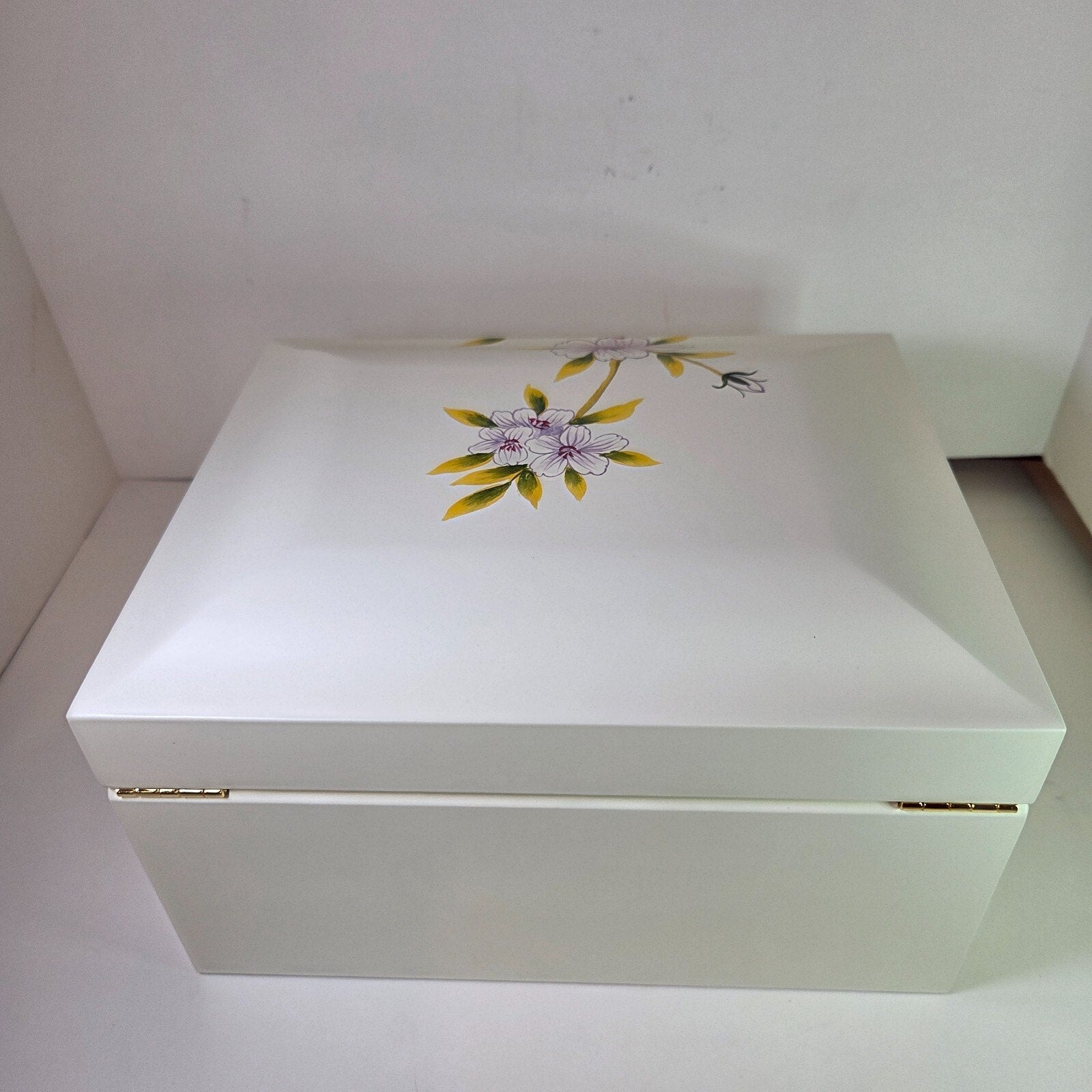 The Eloise Floral Design Jewelry Box w/Cremation Urn 10" x 8" x 6"