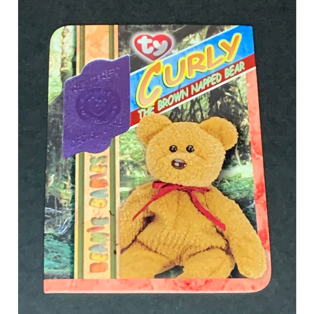 Ty BBOC Series IV Purple Foil Blackie Curly Card Lot