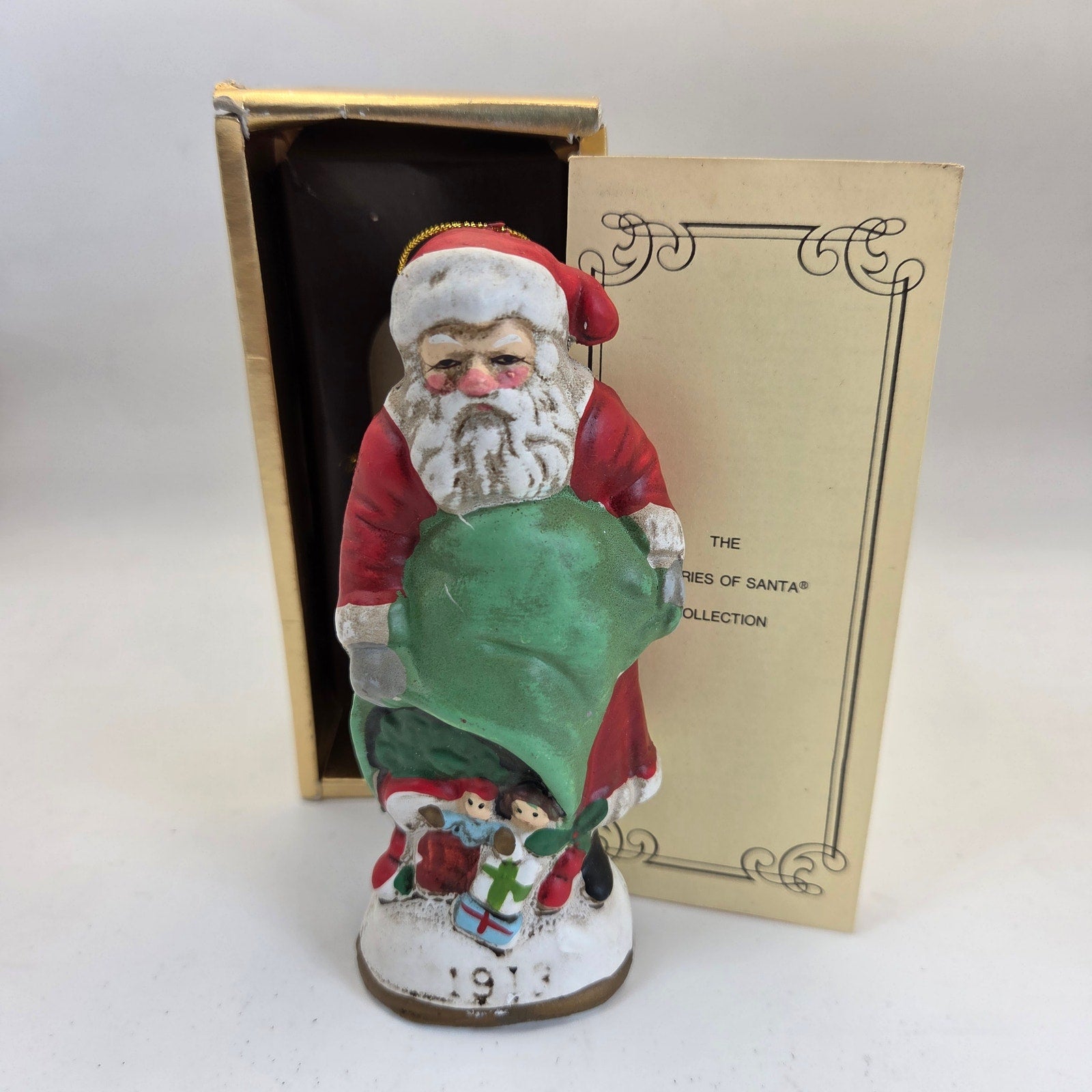1990 Memories of Santa Circa 1913 Tomta Ornament Box Christmas Reproductions