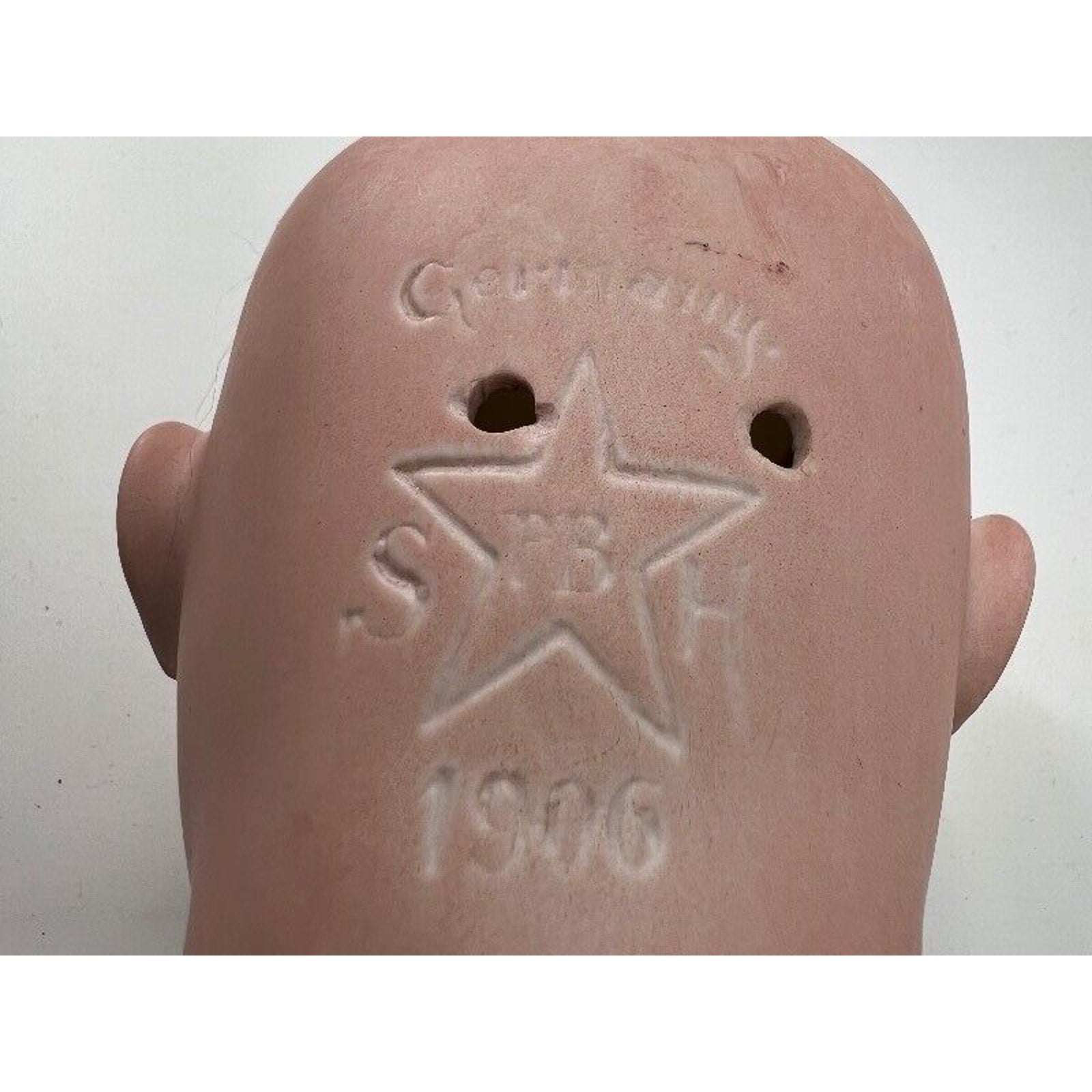 Antique 1906 Schoenau & Hoffmeister Bisque Doll 22” Open Mouth Compo Body