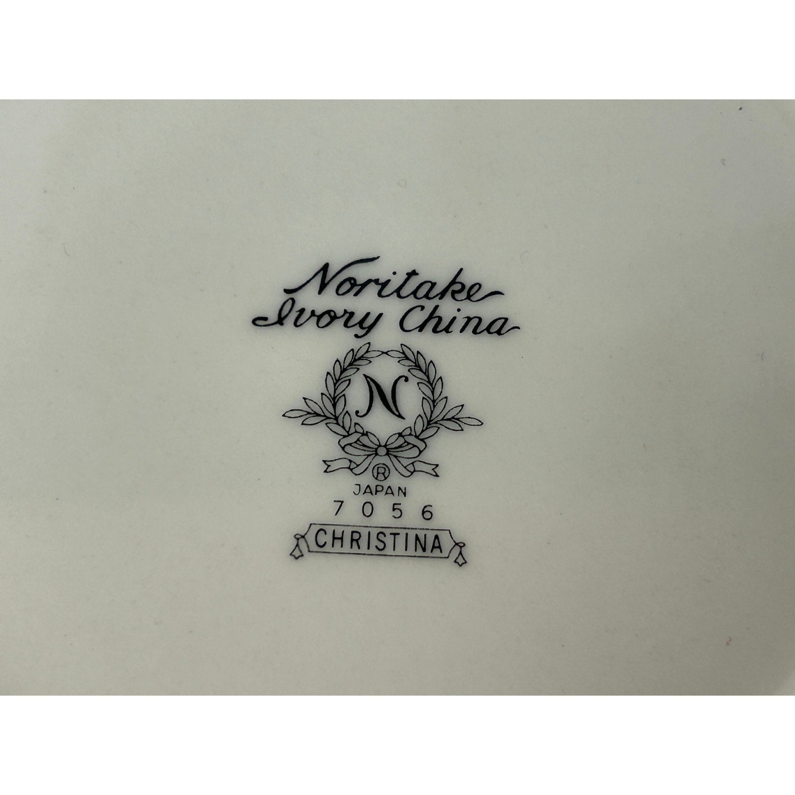 Noritake “Christina” Ivory China Plate 6.25 in Bread/Dessert Floral Silver Trim