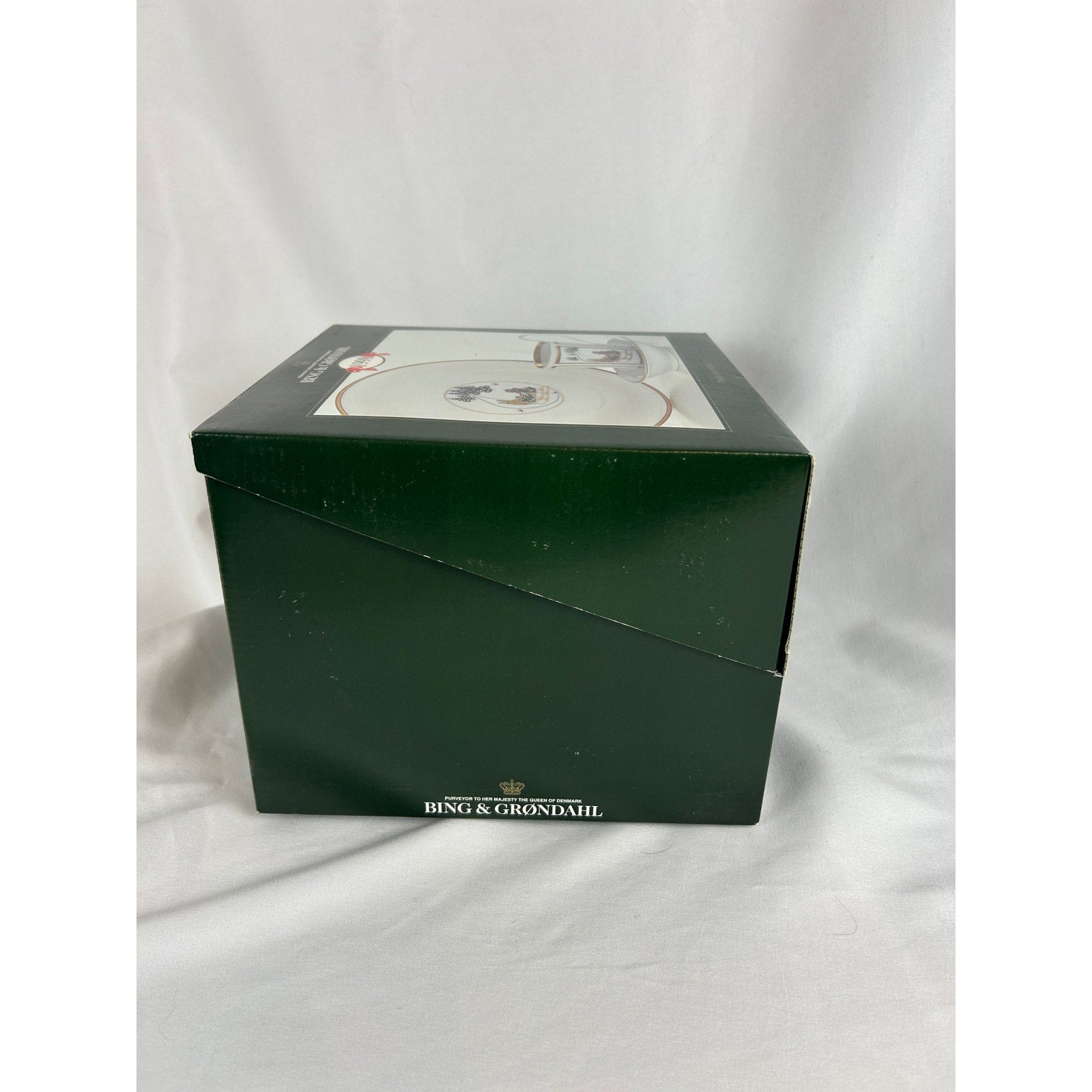 Bing Grondahl 1998 Holiday Cup Saucer Tea Plate Set Jette Frolich Boxed