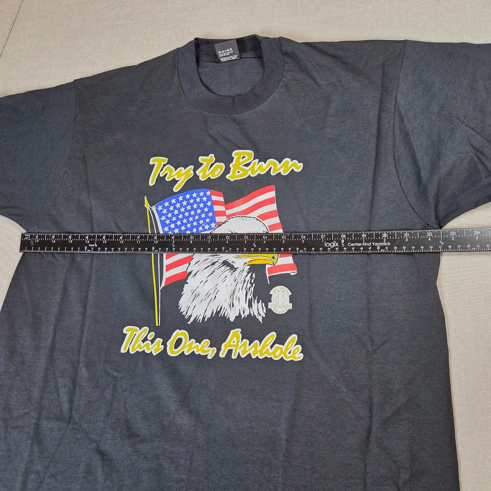 Screen Stars Sturgis 1990 Vintage Tee Shirt XL USA Made Bold Tee Single Stitch