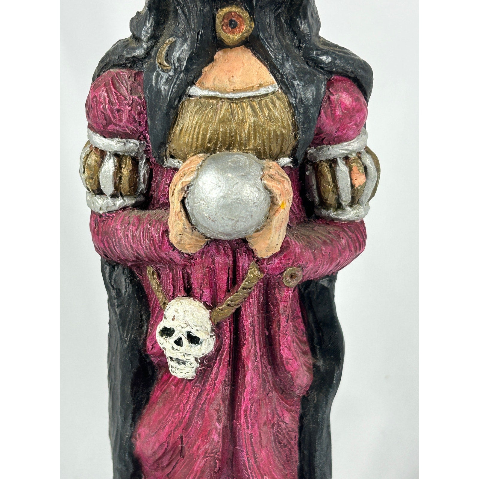 Mike Makras Dark Queen 1984 Fantasy Sculpture Signed Handcrafted Figure
