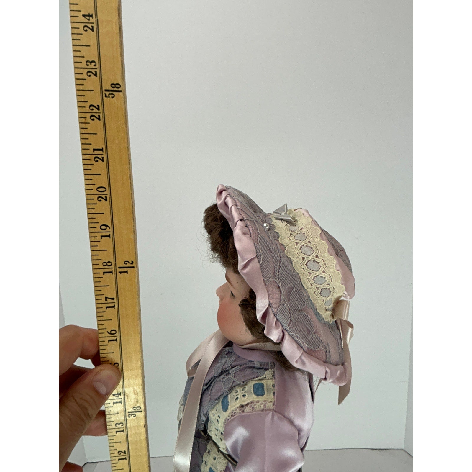 Antique Armand Marseille 370 DEP Bisque Doll 18” Banker’s Daughter 1893