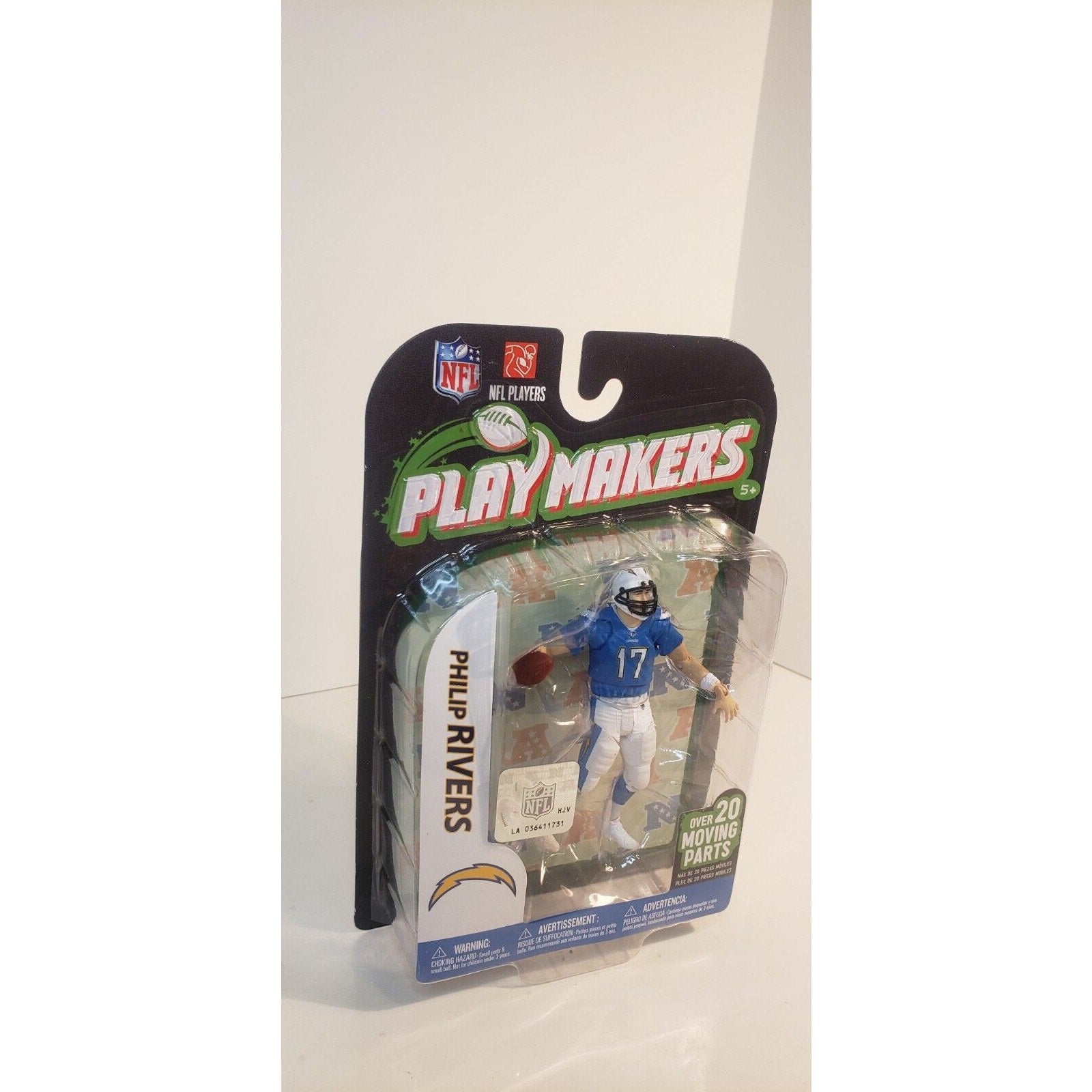 Philip Rivers McFarlane Chargers NFL Playmakers Series 3 Figure Sealed