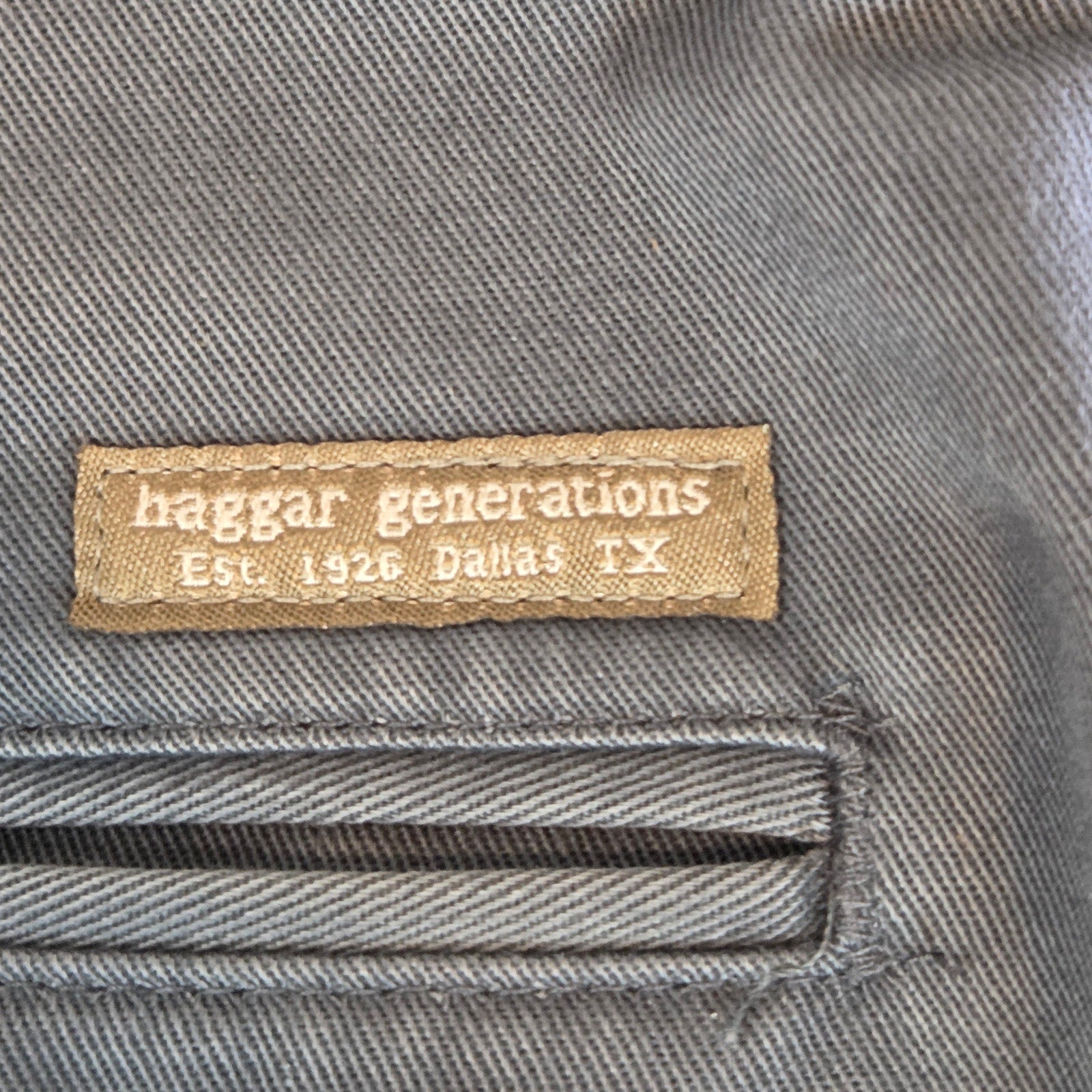 Vintage Haggar Generations Pleated 100% Cotton Slacks Men’s 38x30 Gray Mexico