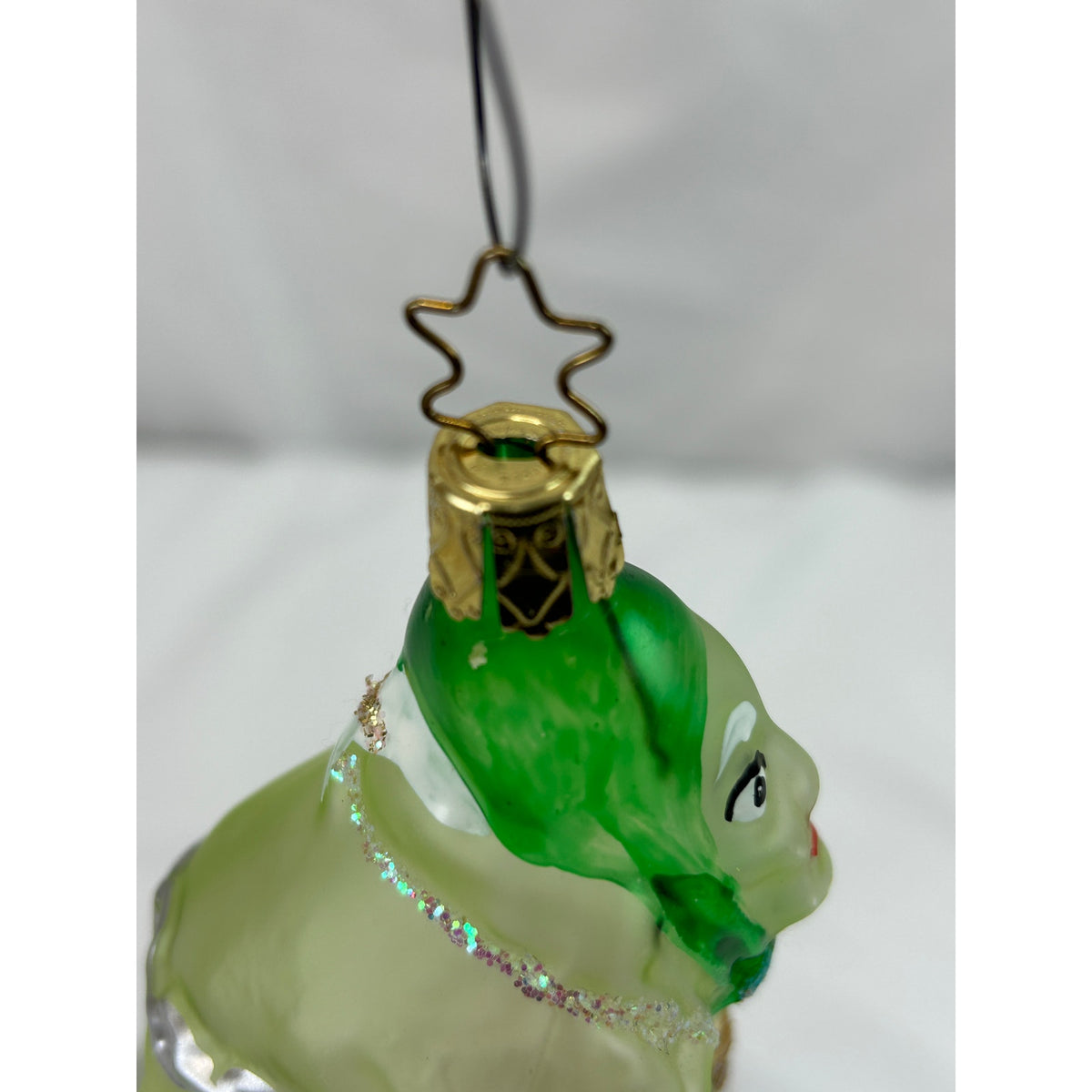 Inge-Glas Jacob Marley Ghost A Christmas Carol Glass Ornament Germany 4.5"