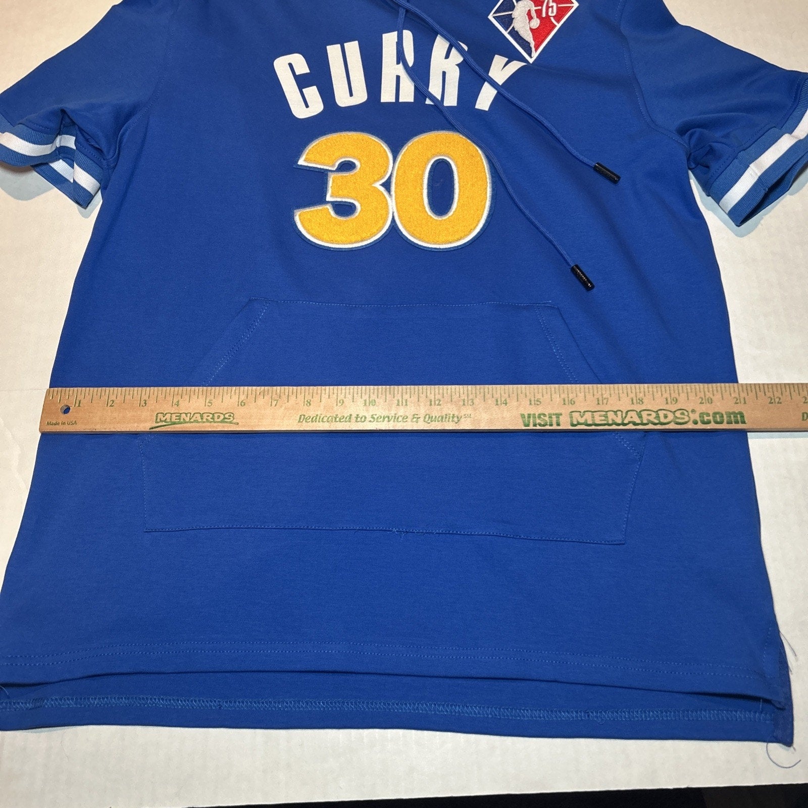 Stephen Curry #30 Golden State Warriors Pro Standard Hoodie NBA Short Sleeve - L