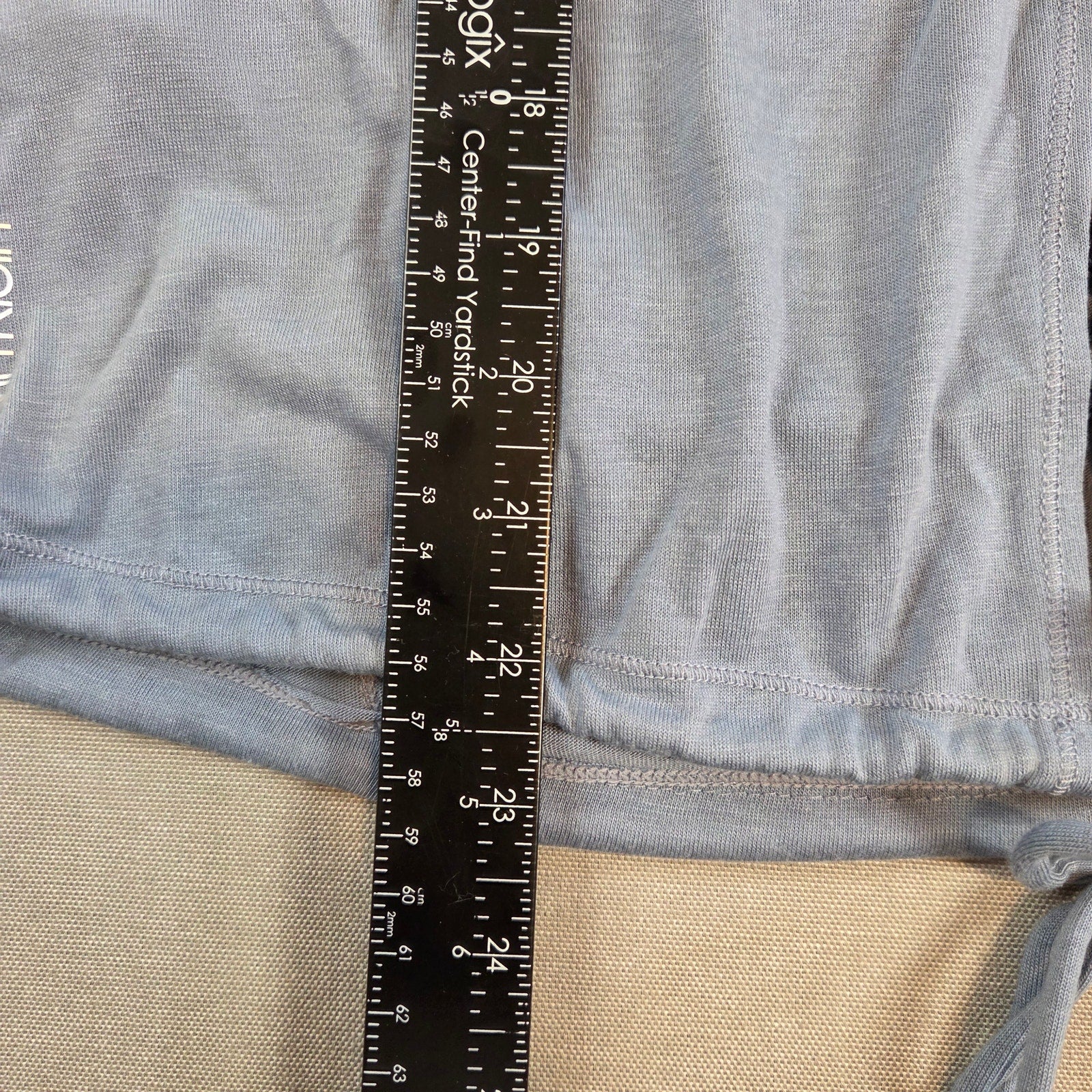 Calvin Klein Performance Long Sleeve Drawstring Top Blue XS NWT