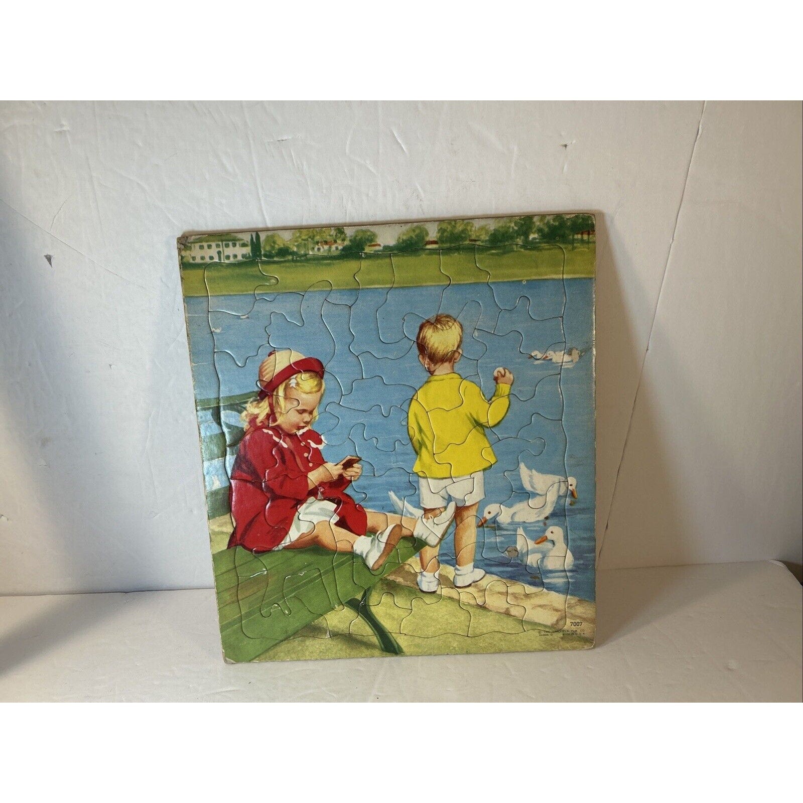 Lot Of 9 Kids Puzzles Vintage & other