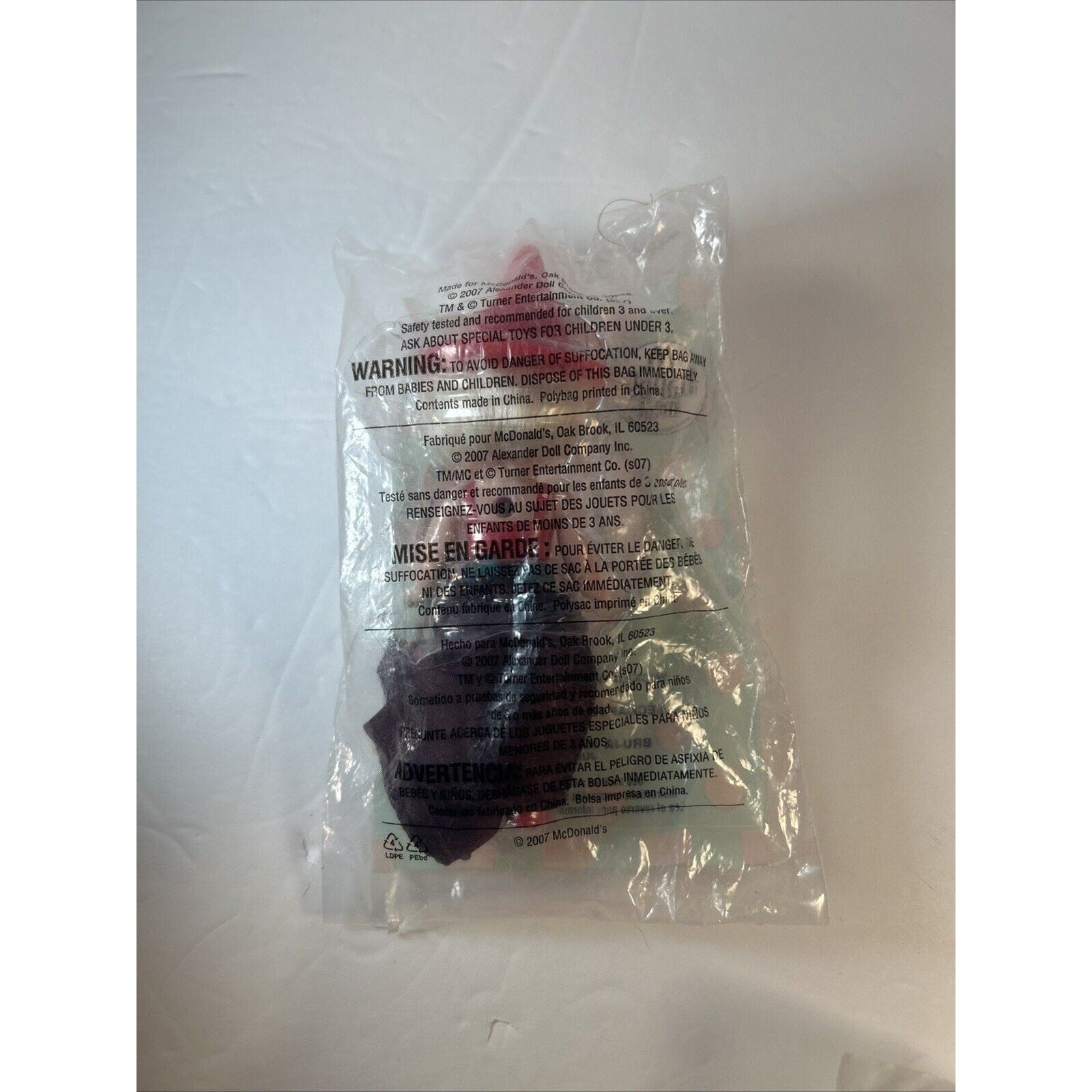 McDonald's 2007 Happy Meal Toy Wizard of Oz #5 Wicked Witch of the East NIP