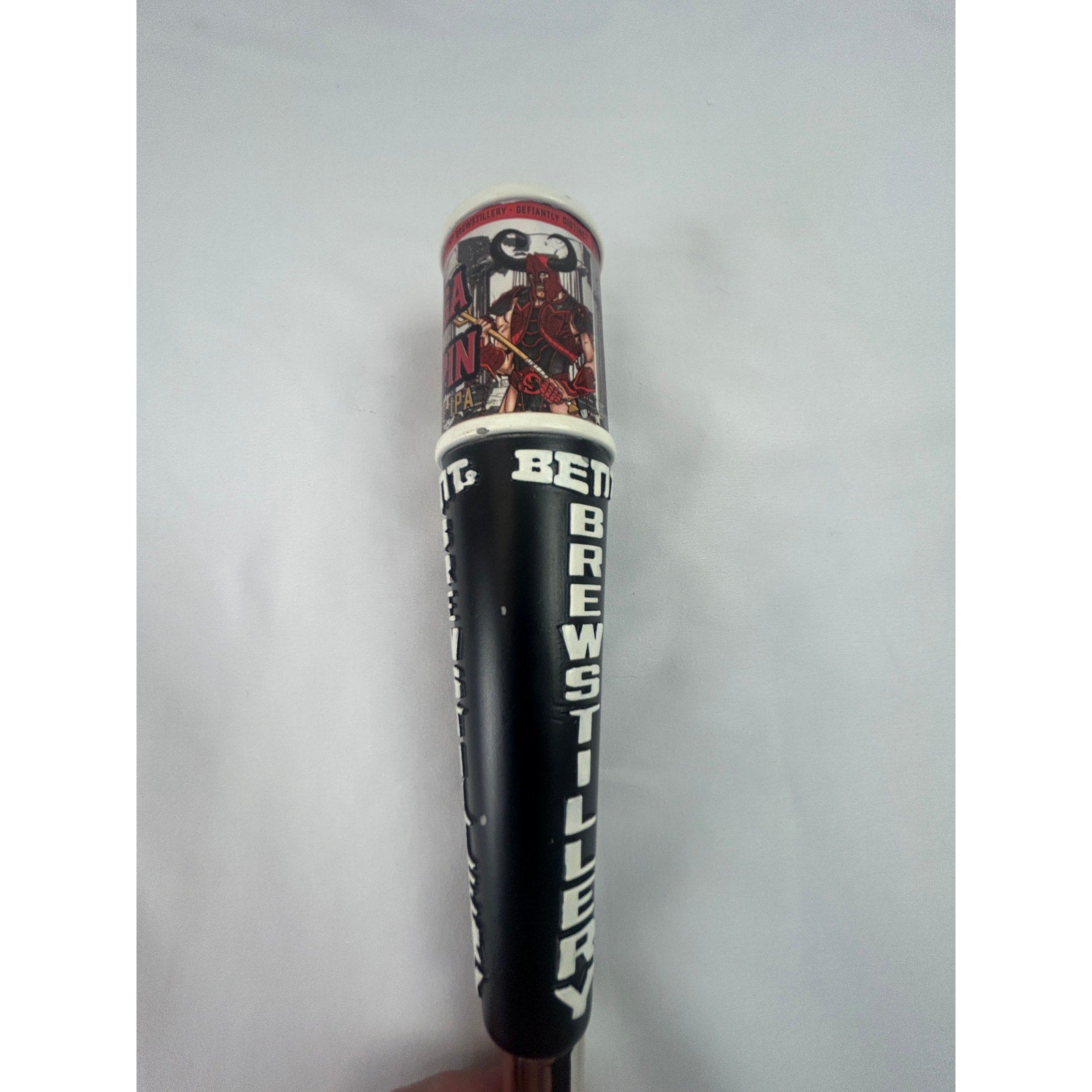 Bent Brewstillery Giga Lupin Triple IPA Beer Tap Handle Minnesota Brewery 9in