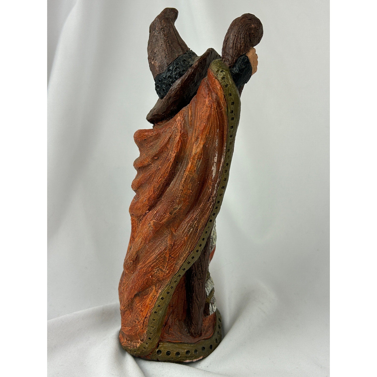 Mike Makras Gandalf Sculpture Hand Painted Wizard Figure Vintage Art 1980