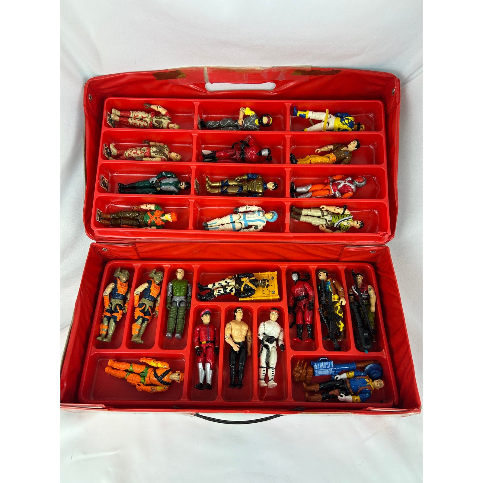 1990s G.I. Joe And Cobra Action Figure Lot With Collectors Case