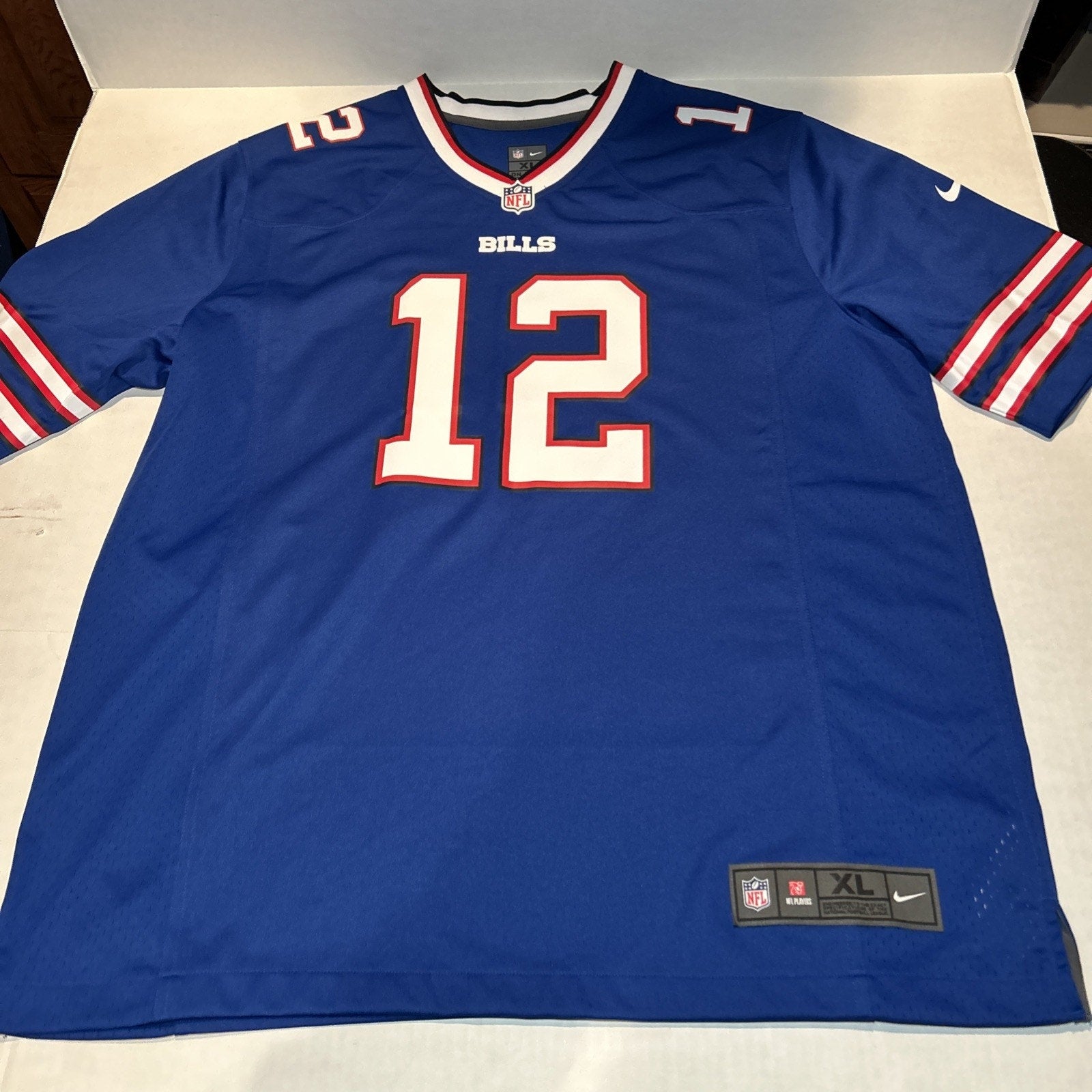 Jim Kelley #12 Buffalo Bills NFL Football Jersey Size XL