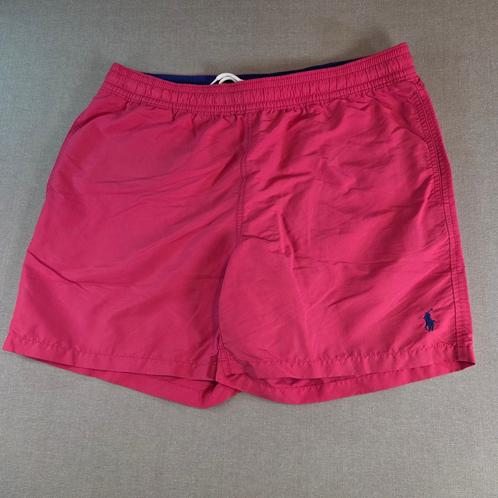 Polo Ralph Lauren Pink Swim Trunks Men’s L Nylon Mesh Lining Taiwan