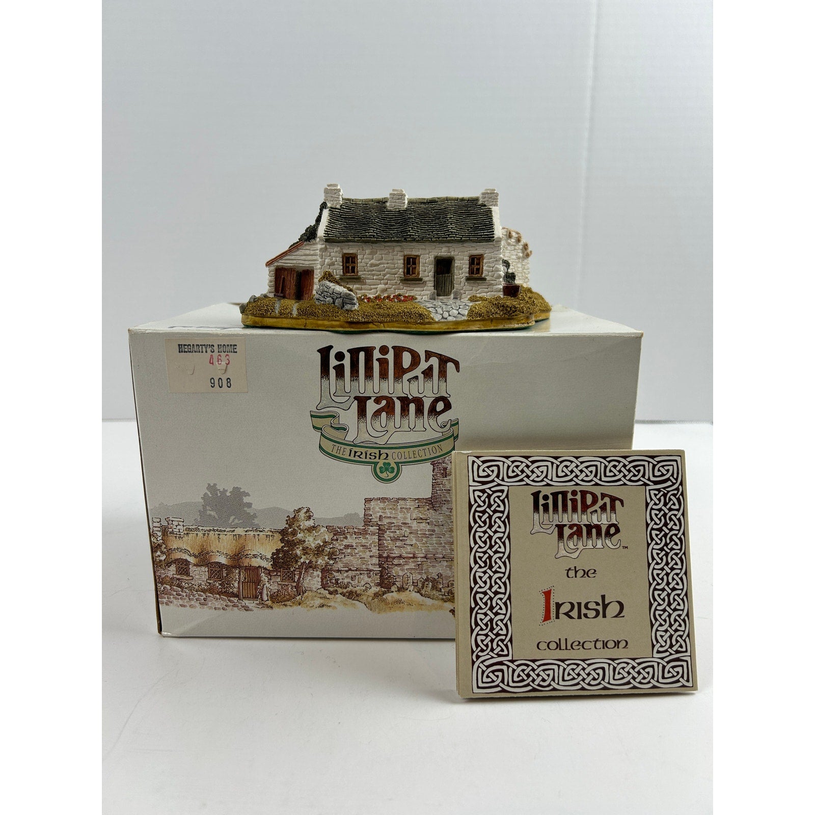Lilliput Lane Hegarty’s Home 1989 Irish Collection Cottage w Box & Booklet
