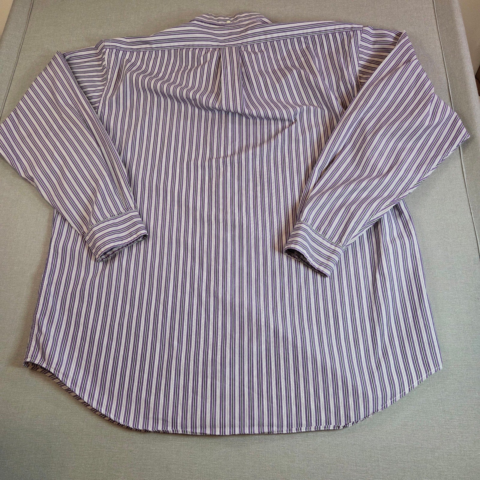 Ralph Lauren Blake Striped Button Down Shirt Men’s L Cotton Hong Kong