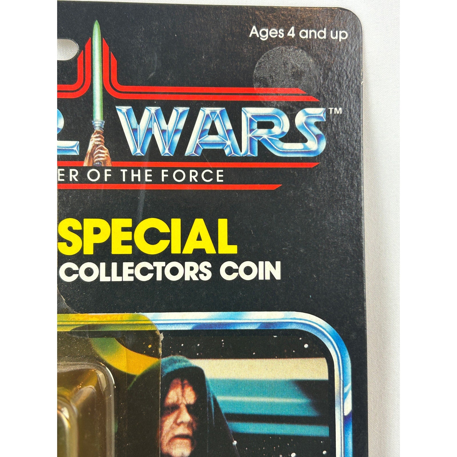 Vintage 1984 Kenner Star Wars POTF The Emperor 92-Back Carded Figure No Coin MOC