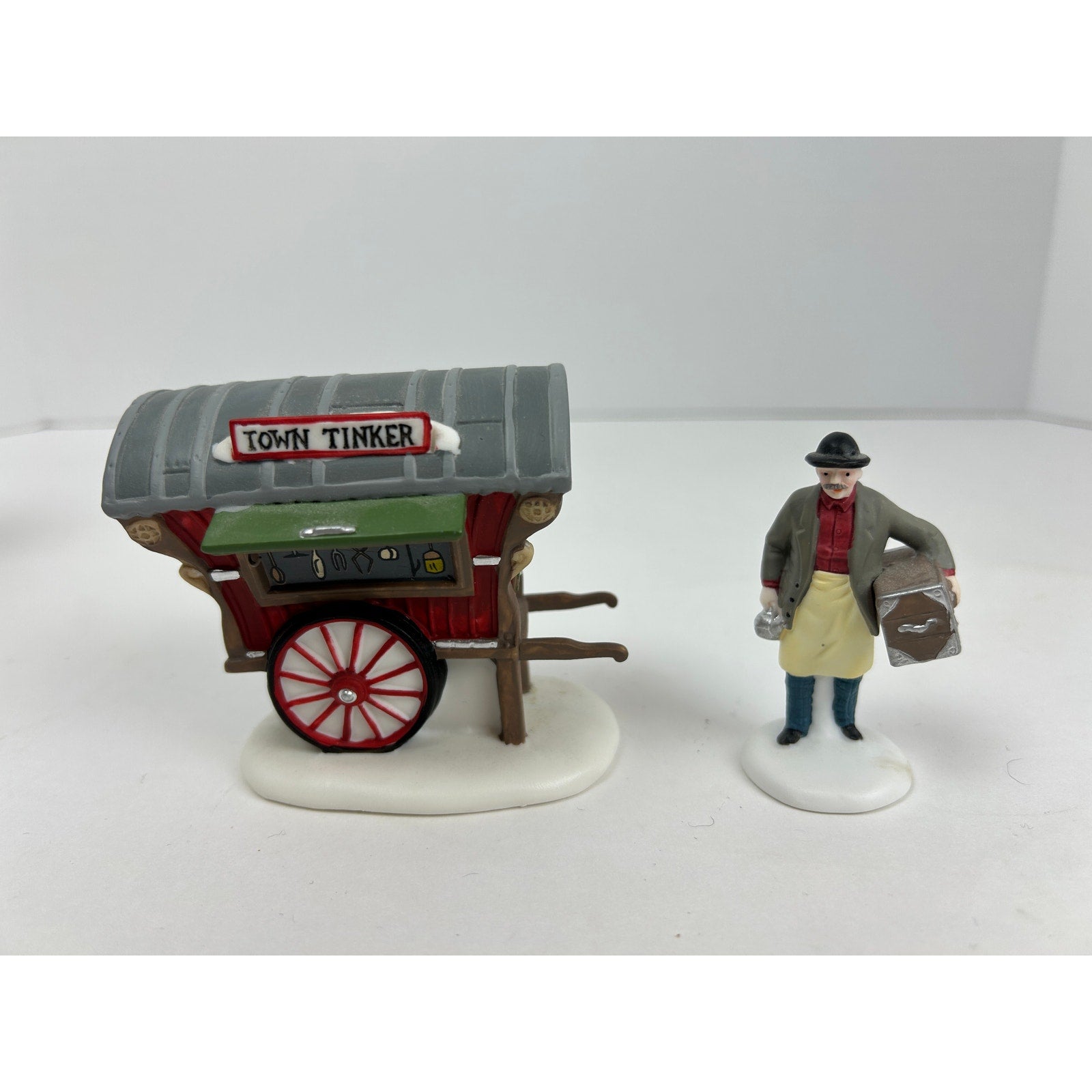 Department 56 Town Tinker 56464 Heritage Village Set of 2 w Box