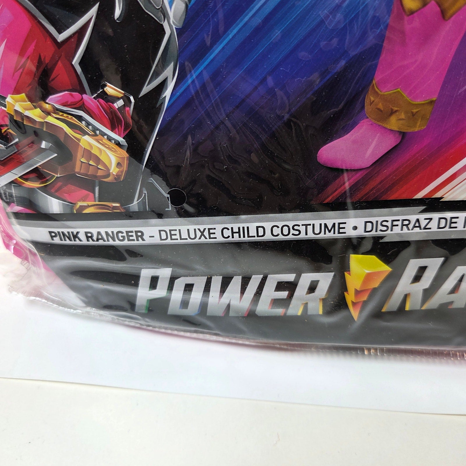 Power Rangers Dino Fury Pink Ranger Kids Deluxe Costume Disguise 4-6