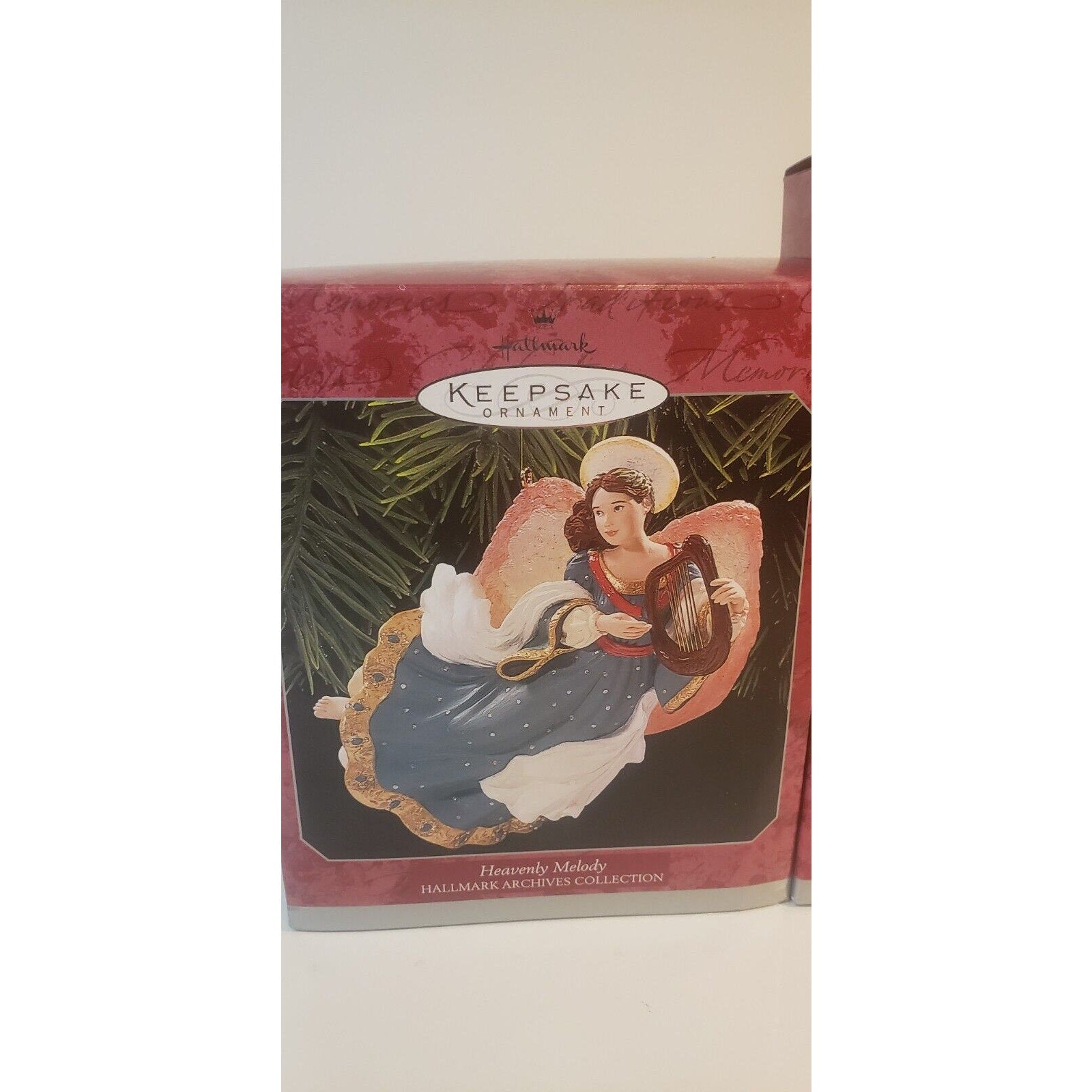 Hallmark Keepsake Ornaments Angel Lot of 2 Soaring w/Angels & Heavenly Melody