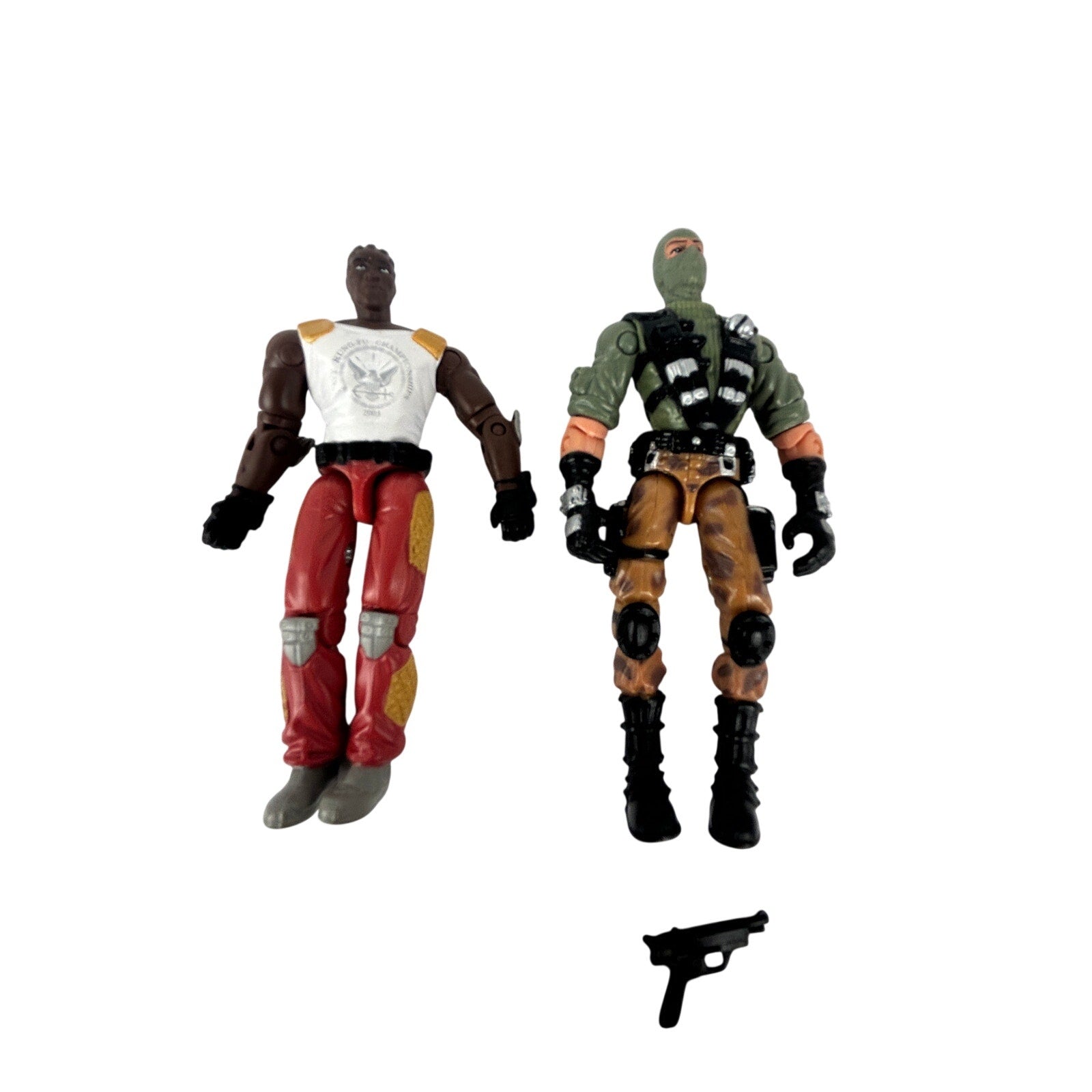 GI Joe 3.75 Figure Lot 8 Duke Stalker Blowtorch Beach Head Hi-Tech