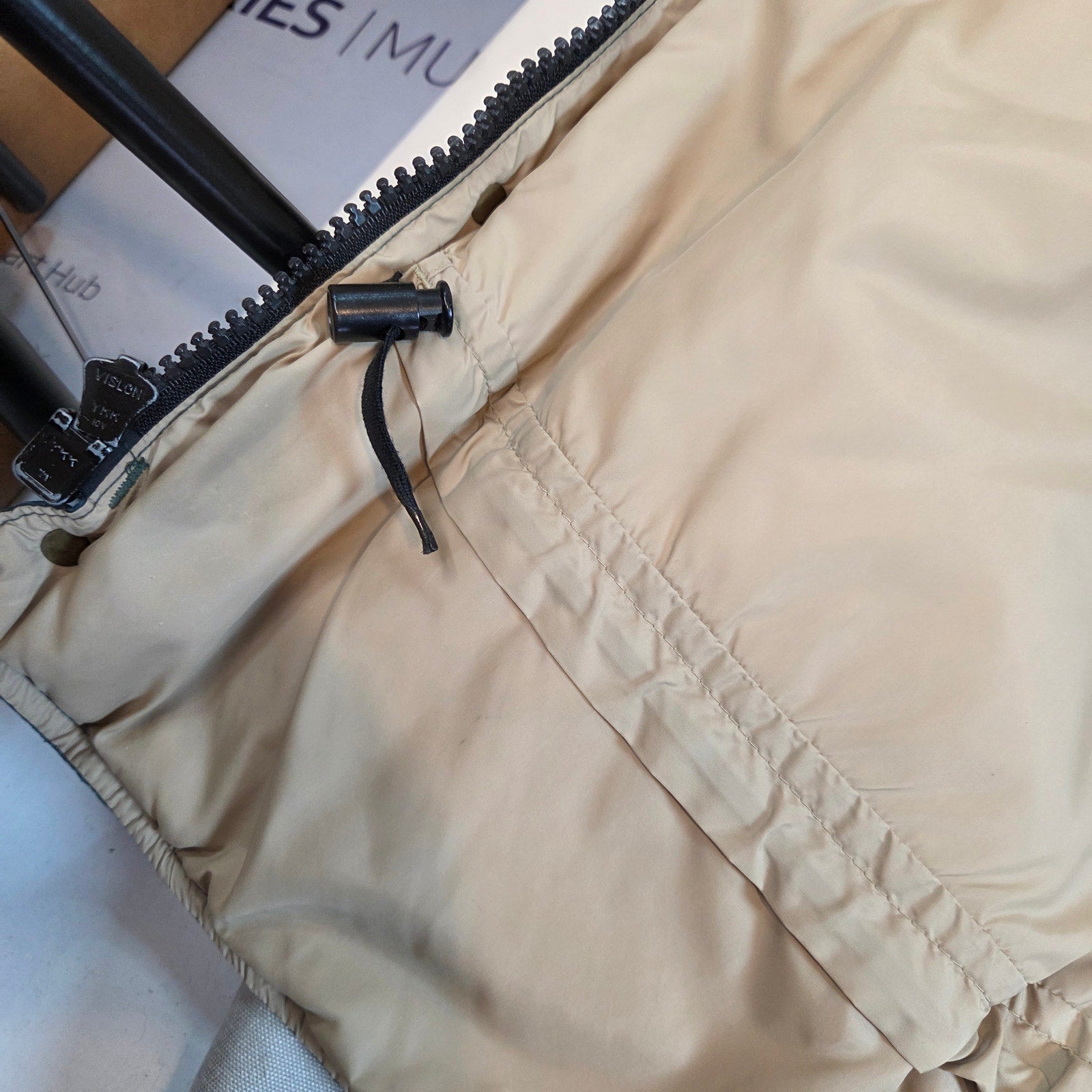 Vintage Eddie Bauer Goose Down Vest XL Made in USA Green Expedition 70s 80s