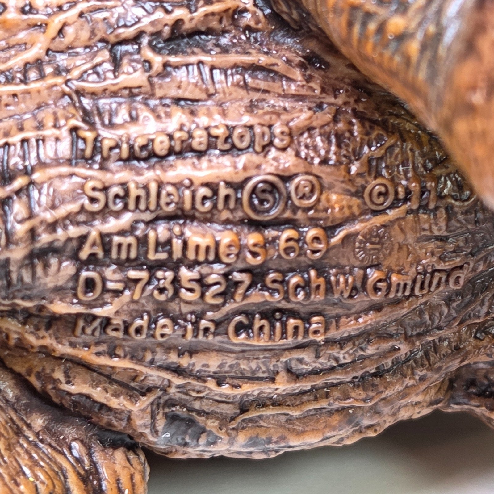 Schleich Triceratops 14522 Dinosaur Figure 2012 Retired World of History 8"