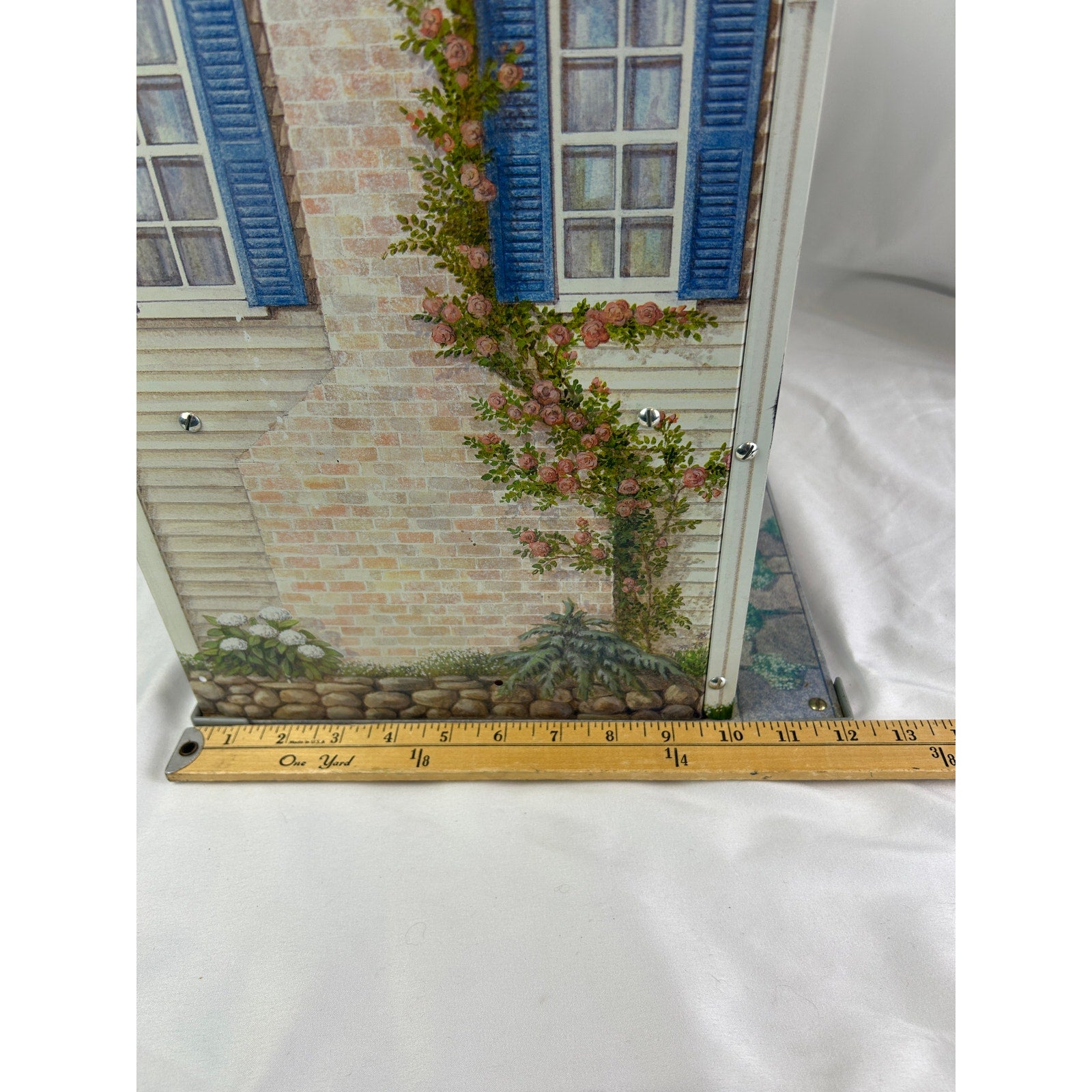 Vintage Wolverine Today’s Kids Rosewood Manor Tin Litho Colonial Dollhouse