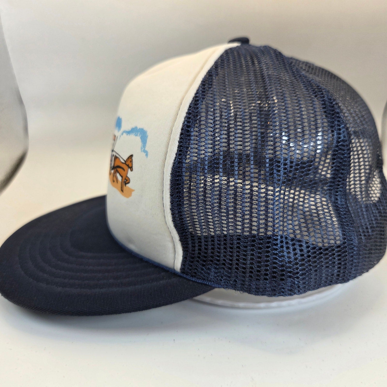 Vintage Mackinac Island Michigan Trucker Hat Foam Mesh Snapback Taiwan R.O.C.