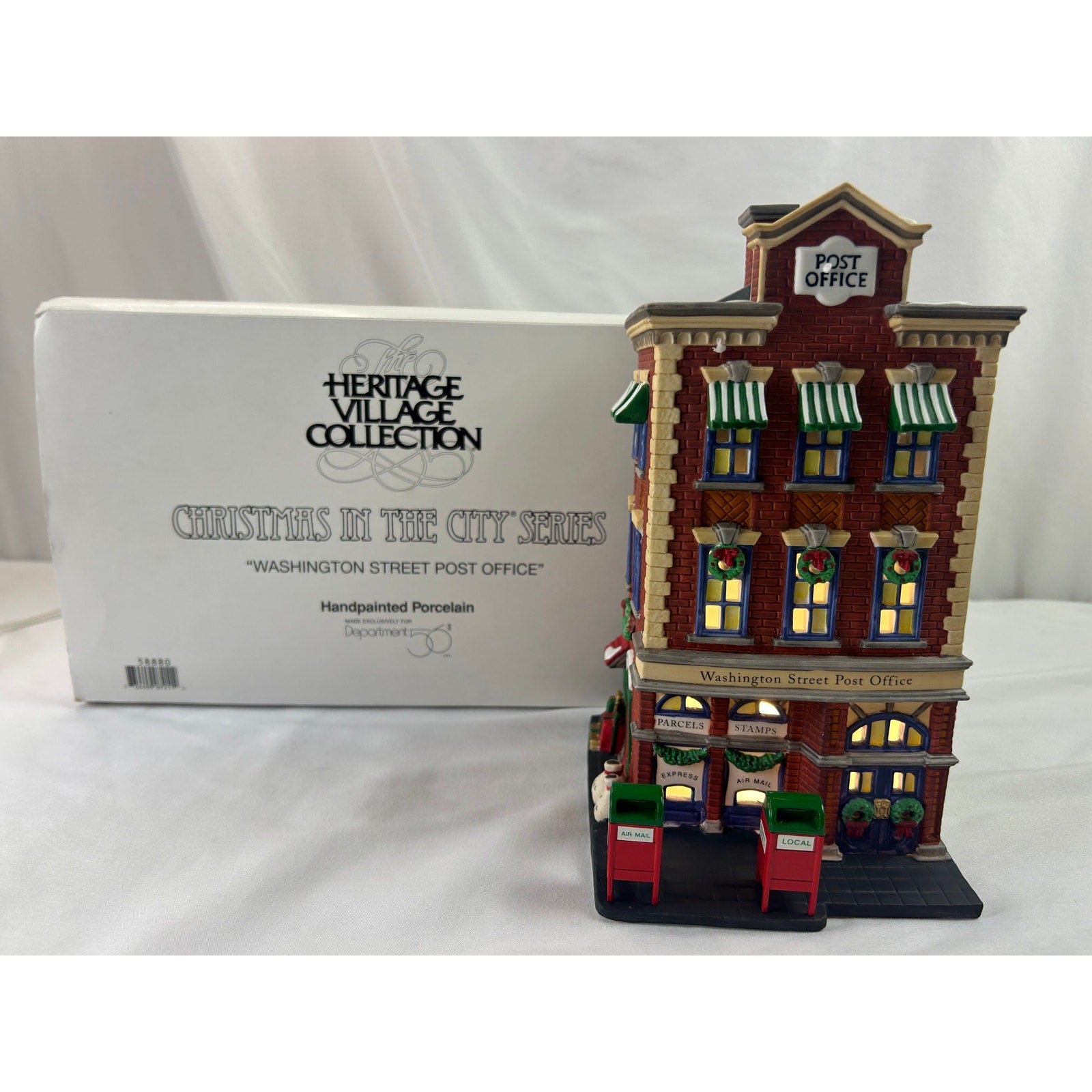 Dept 56 Washington Street Post Office 58880 Christmas In The City Retired