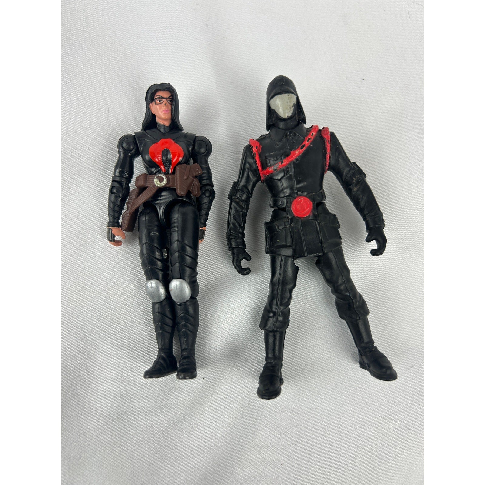 GI Joe Cobra Leadership lot 10 Cobra Commander x4 with Baroness Destro 3.75