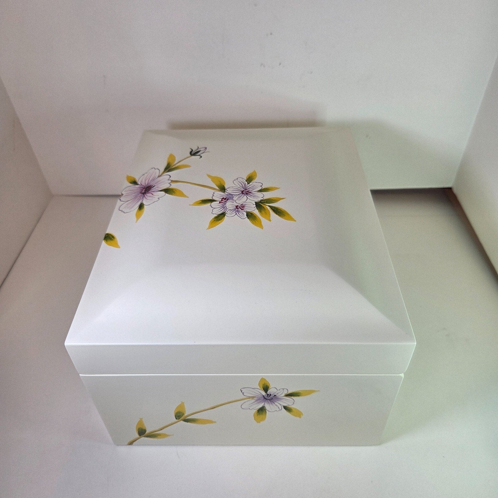 The Eloise Floral Design Jewelry Box w/Cremation Urn 10" x 8" x 6"