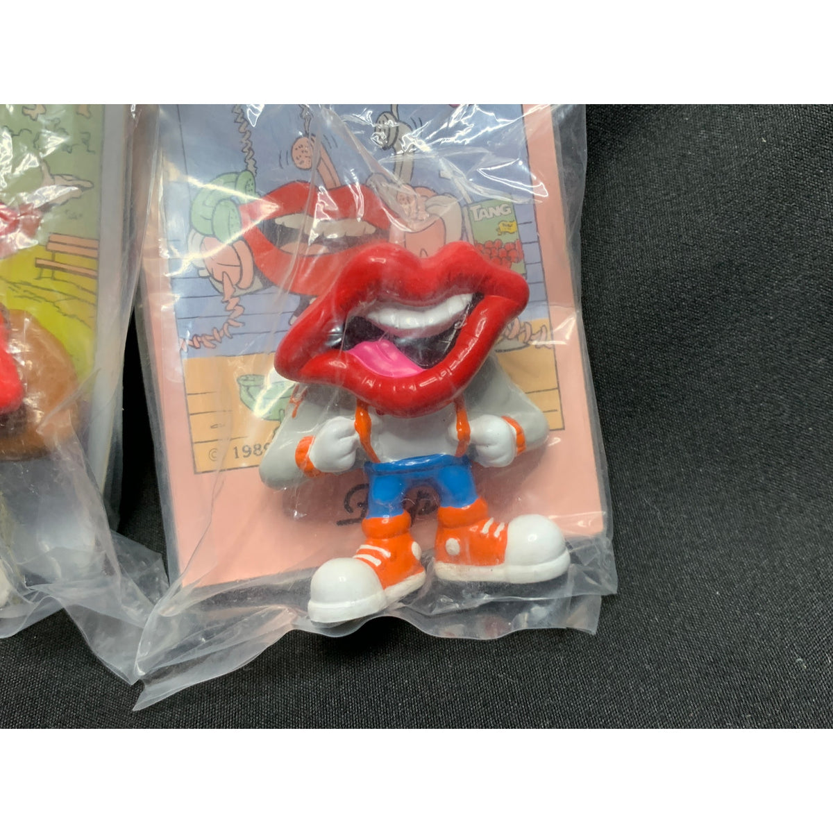 1989 Hardees Tang Trio Complete Set 4 Sealed Figures Pin Extras Vintage