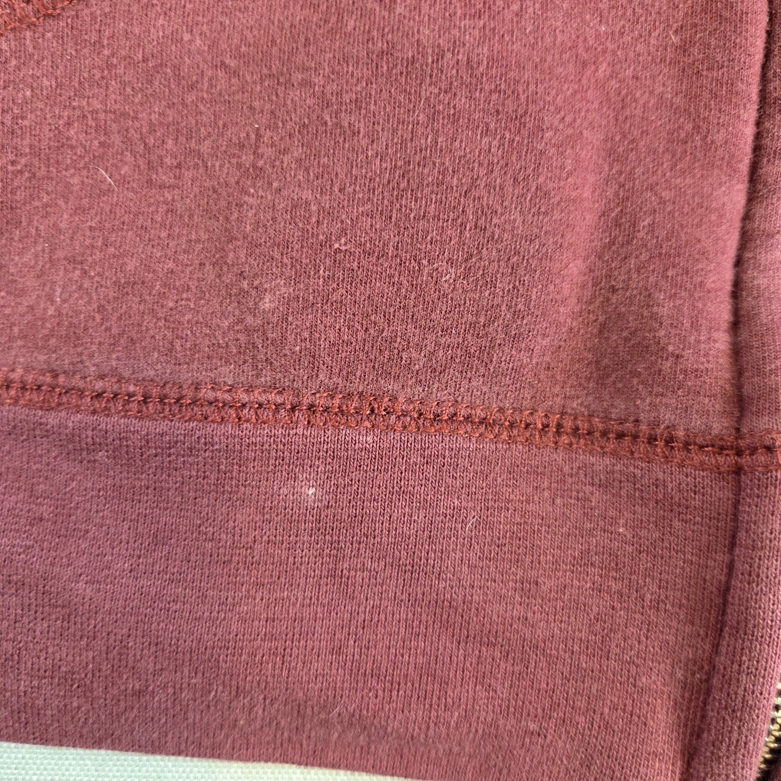 Golden Gophers Hoodie Women’s XL Signature Sportswear Full Zip Maroon Discolor