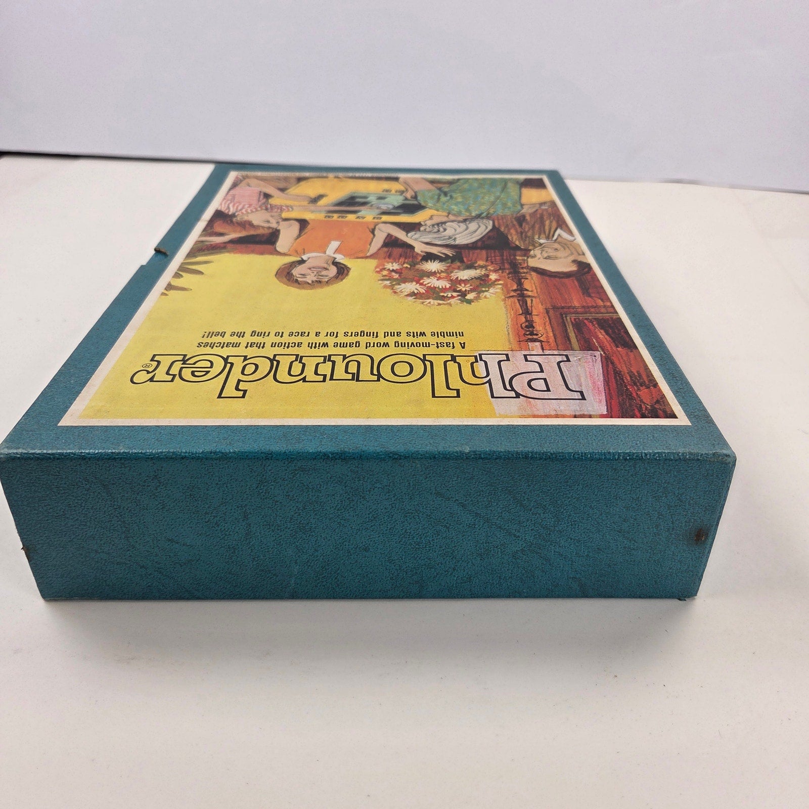 Vintage 1962 Phlounder 3M Bookshelf Board Game 100% Complete Clean Interior
