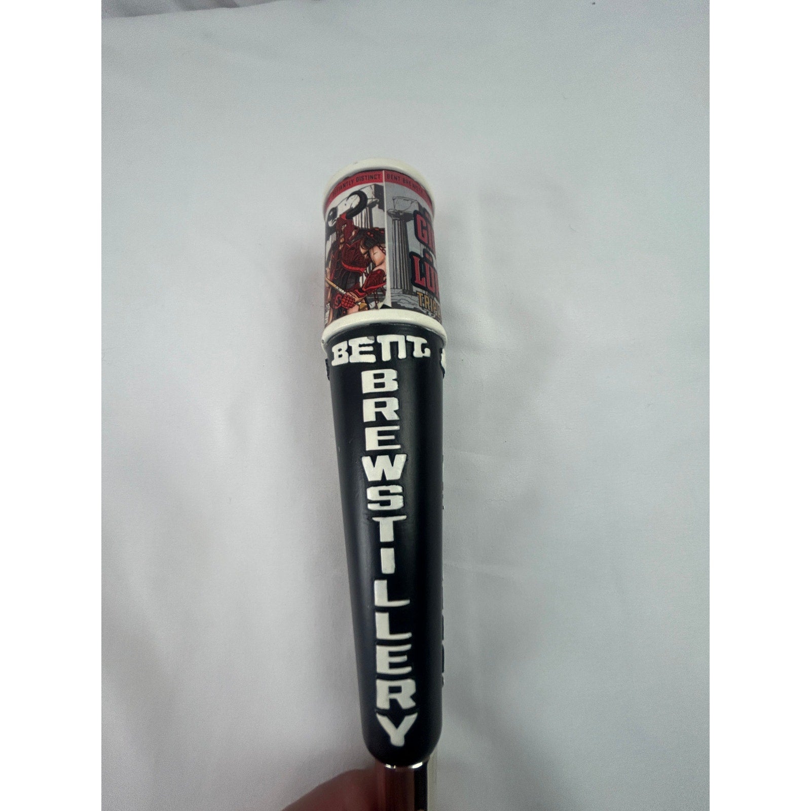 Bent Brewstillery Giga Lupin Triple IPA Beer Tap Handle Minnesota Brewery 9in