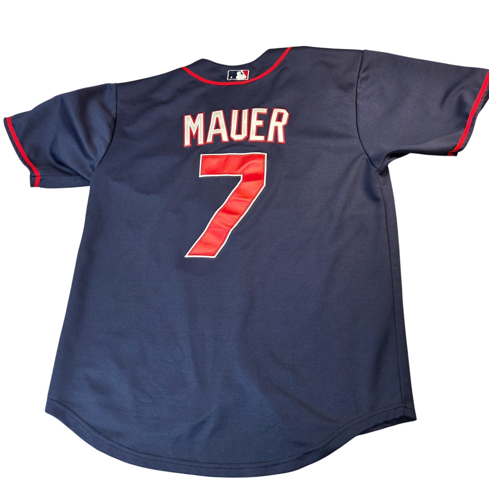 Majestic Joe Mauer #7 Minnesota Twins Cool Base Jersey Size 50 Authentic XL