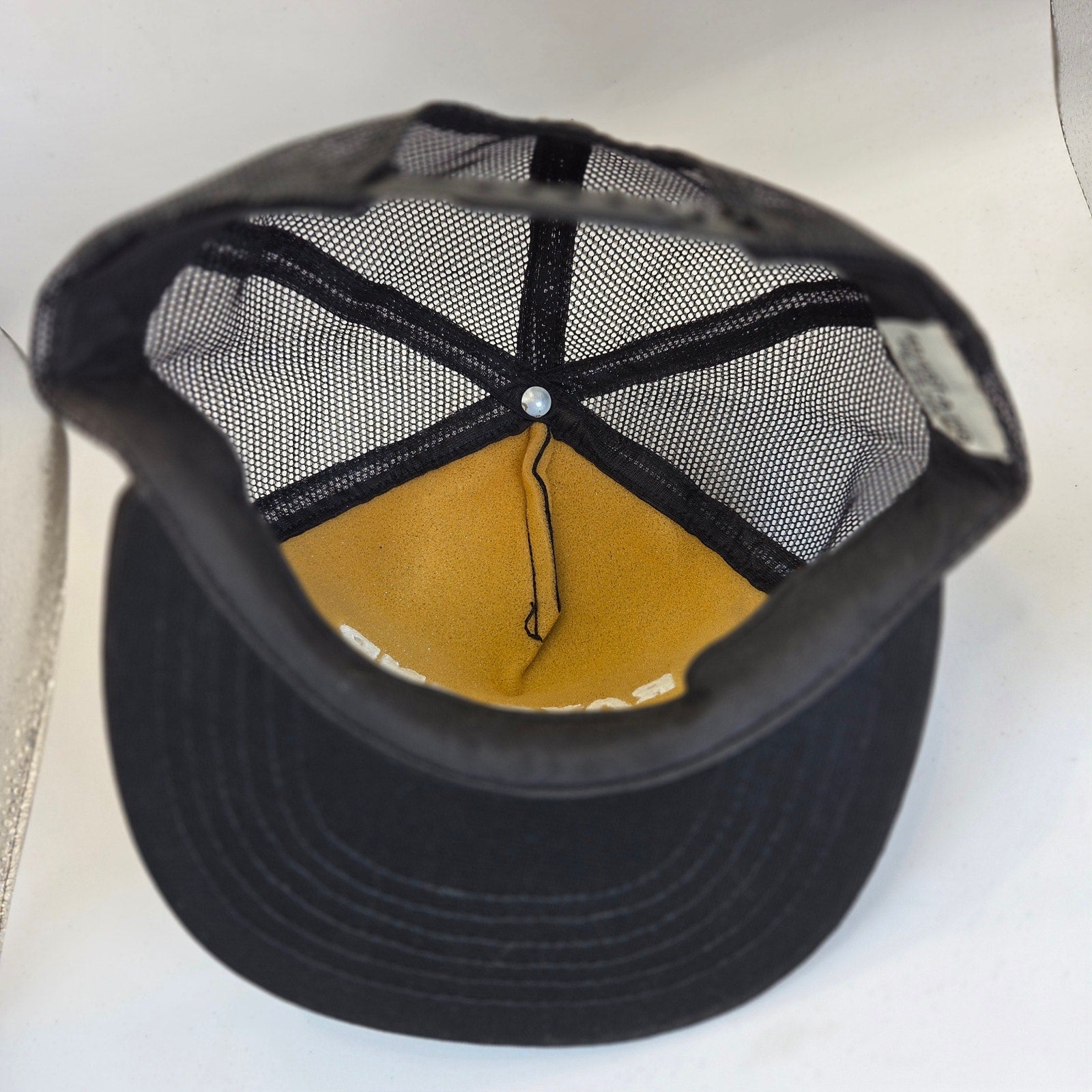 Vintage Raymond Forklift Mesh Trucker Snapback Hat Adjust-A-Tab Made USA