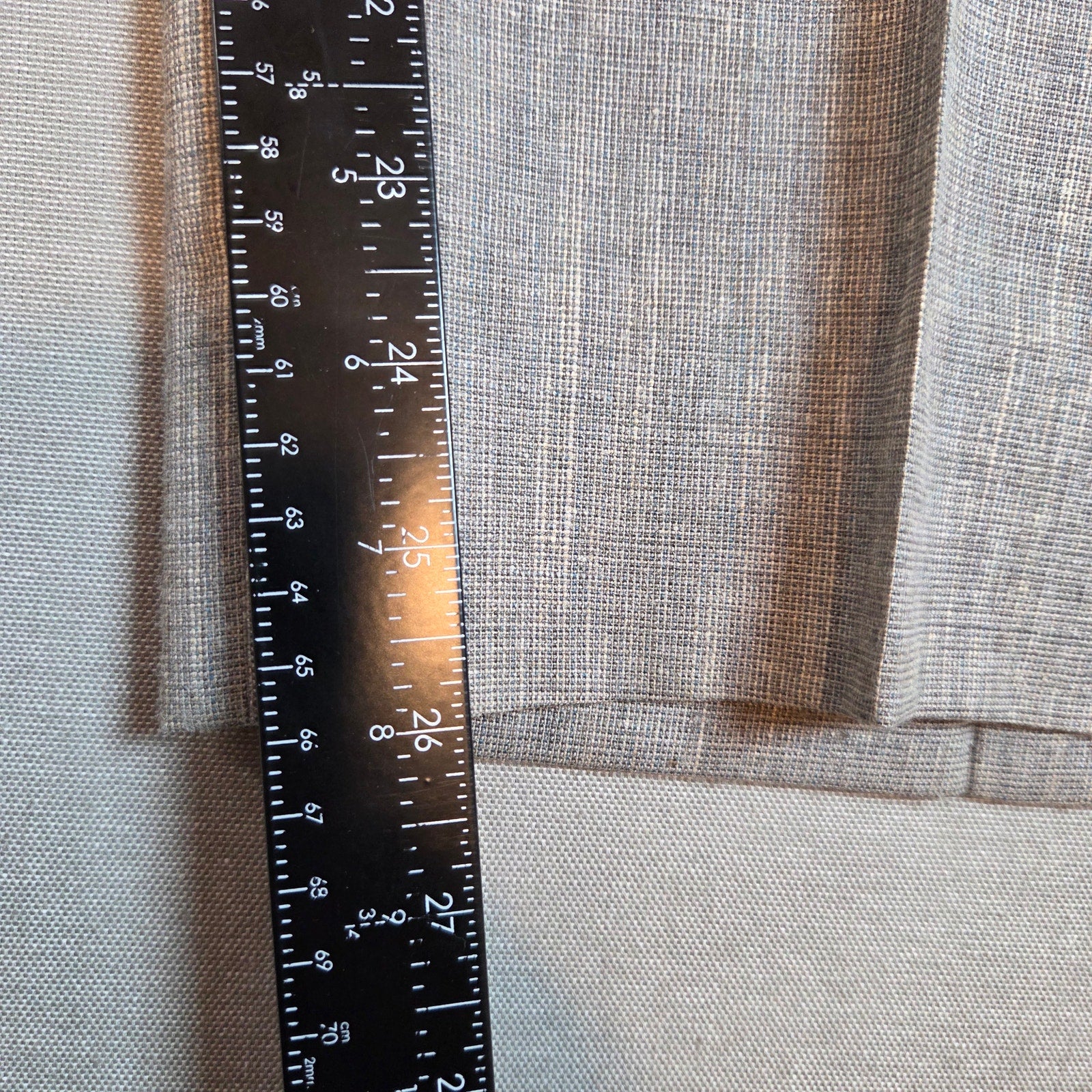 Vintage Haggar Pleated Slacks Men’s 37x26 Gray Dress Pants USA 1980s