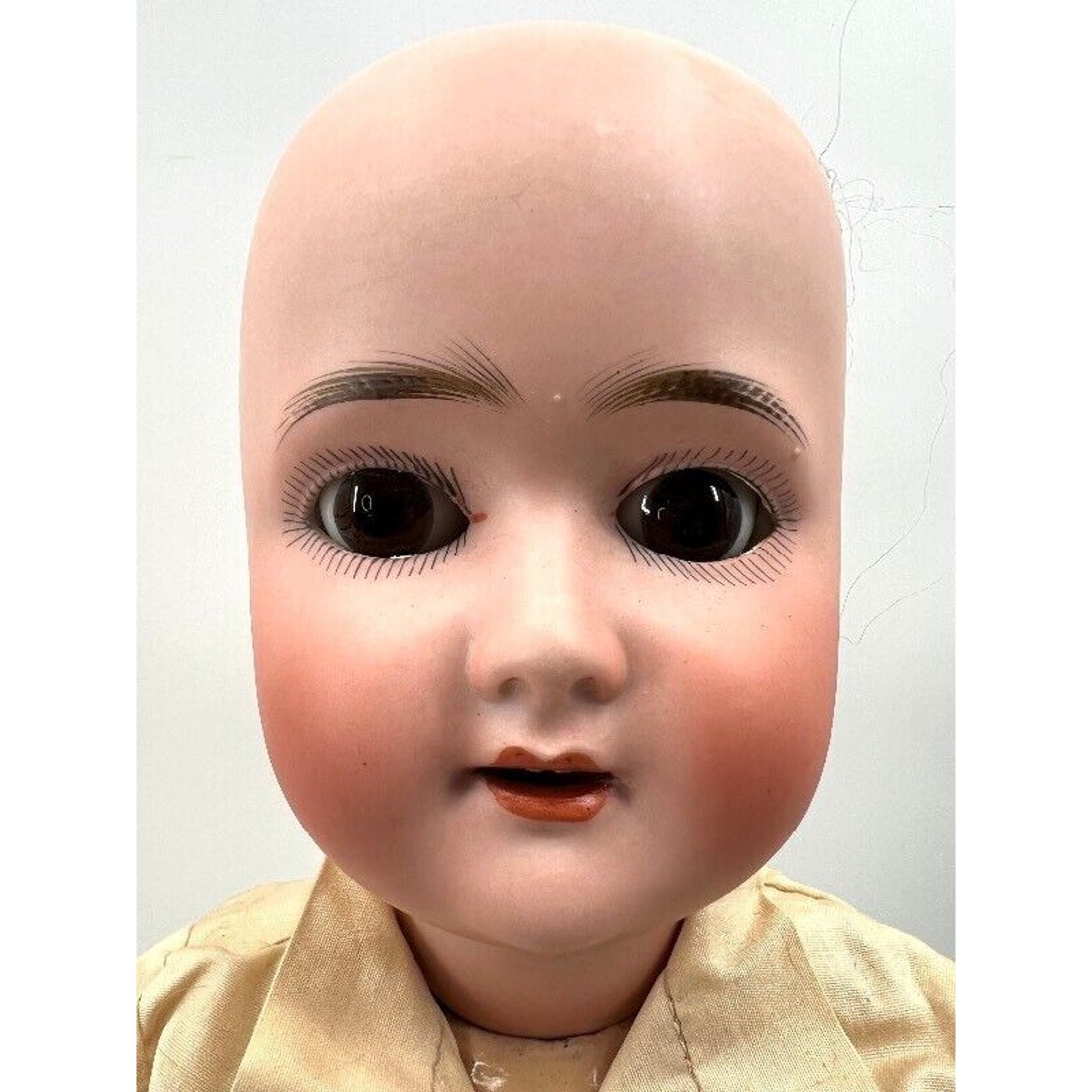 Antique 1909 S&H 1909 Bisque Head Doll 19.5" Open Mouth Compo Body Germany