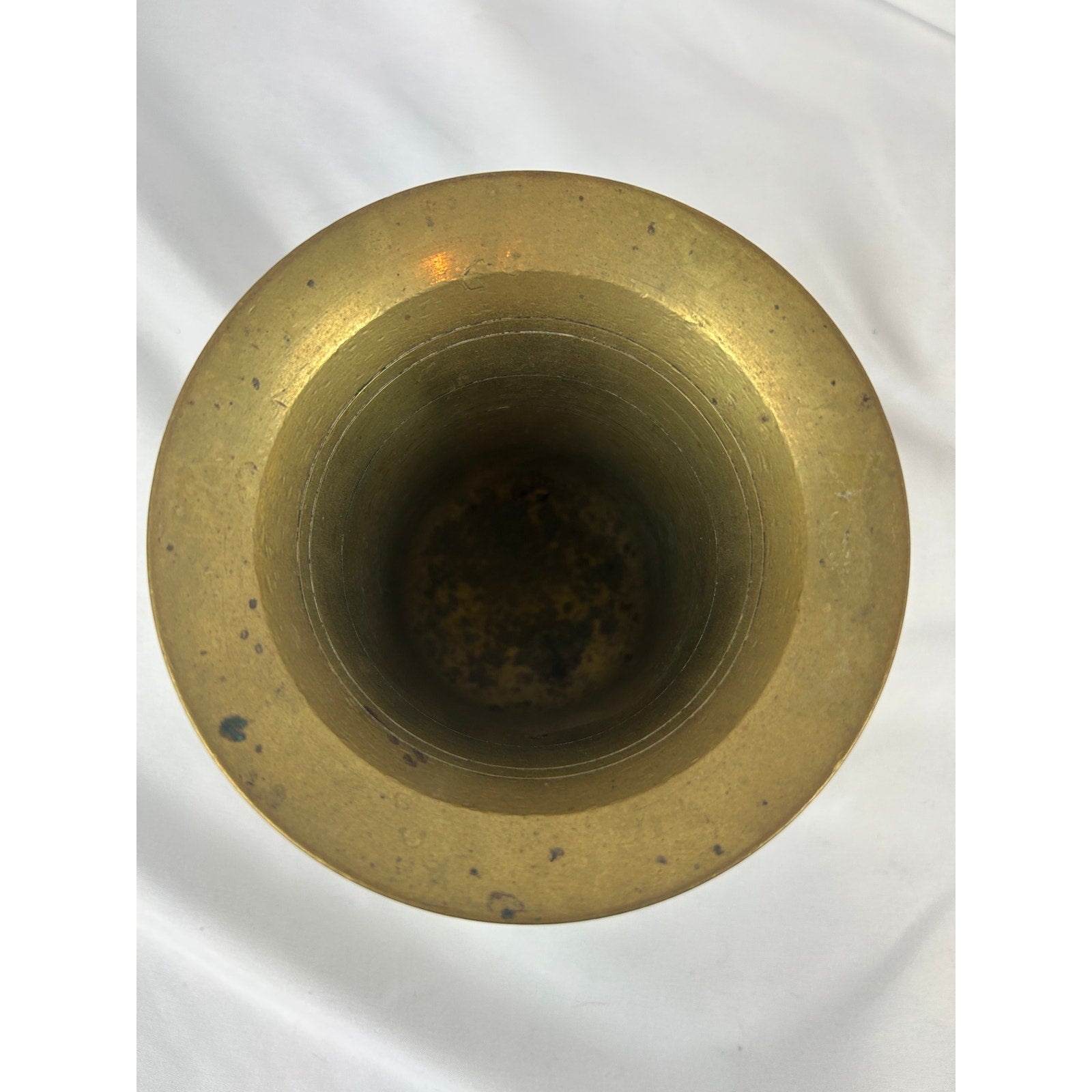 Vintage Brass Mortar and Pestle Apothecary Pharmacy Herb Spice Grinder- numbered