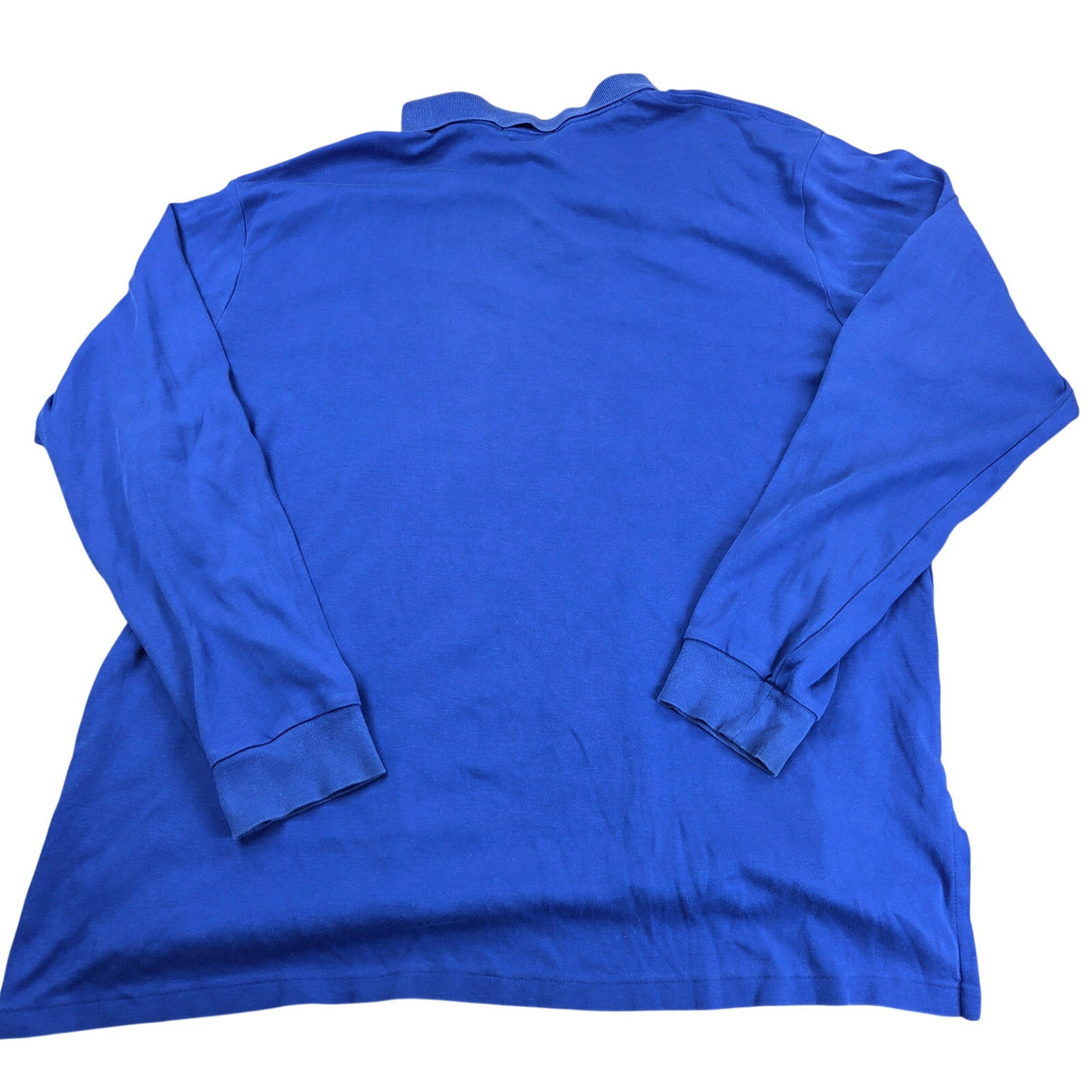 Polo Ralph Lauren Custom Fit Long Sleeve Polo Shirt XXL 100% Cotton Blue
