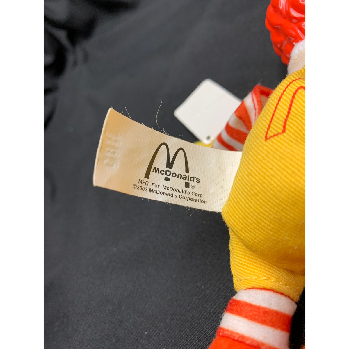 2002 McDonald's Ronald McDonald World Children's Day Finger Puppet Plush