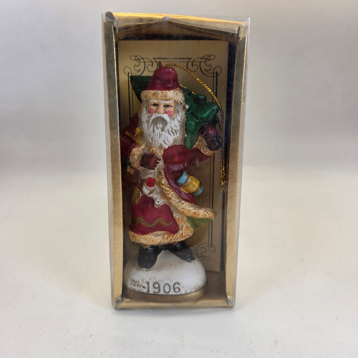 Memories of Santa 1906 Bavarian St Nicholas Ornament Box Papers Christmas Repro