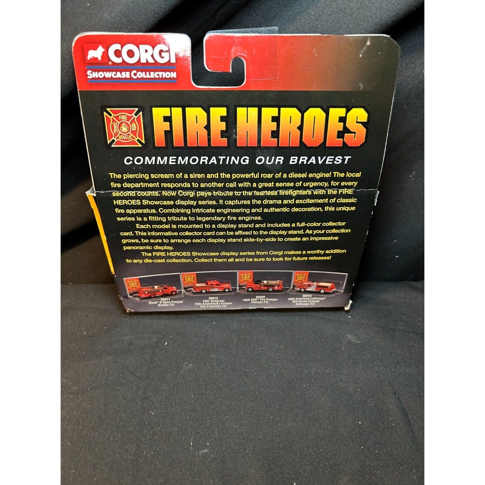 Corgi Fire Heros 1934 Mack 5 ton Breakdown Truck Baltimore MD CS90016 2002 MIB