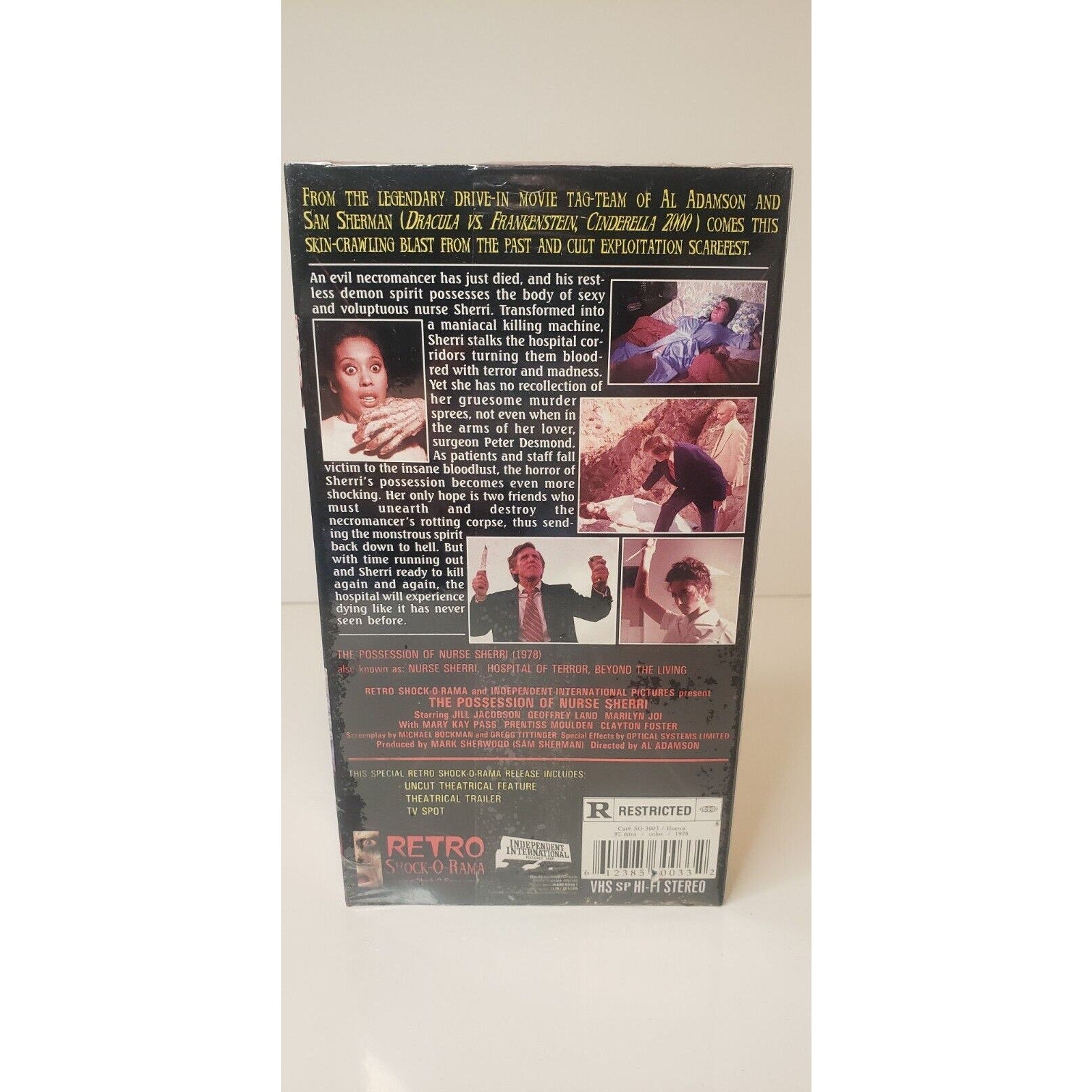 The Possession of Nurse Sherri Shock-O-Rama Horror VHS Tape Sealed New